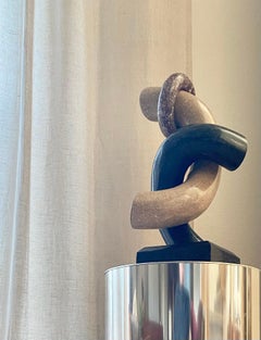 Postmodern Marble Sculpture Attributed to Renoir, Circa 1980s