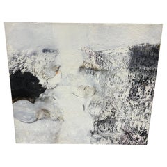 Monumental Abstract Painting with Heavy Impasto by Thomas George