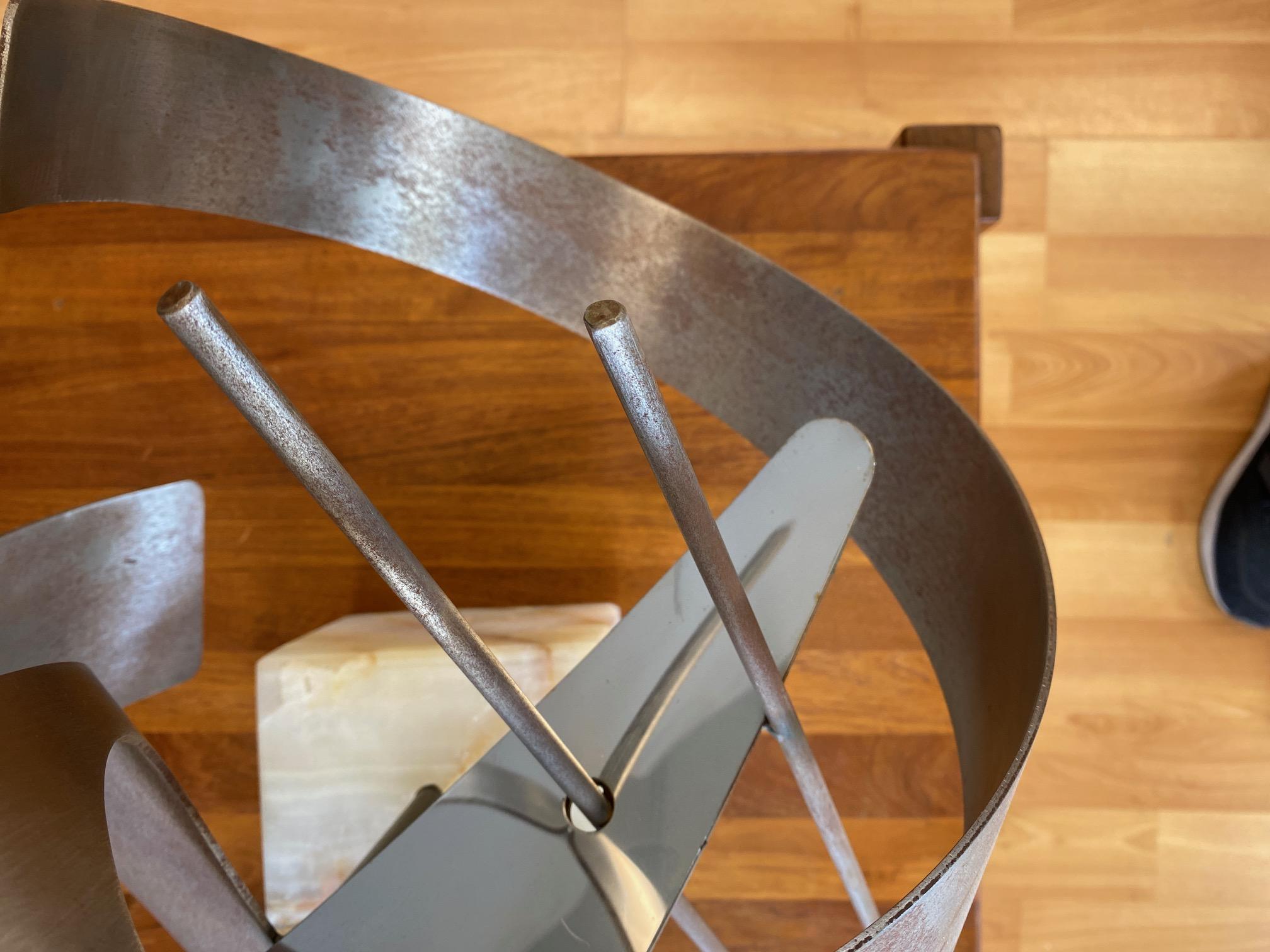 Monumental Abstract Steel Sculpture by Curtis Jeré 4