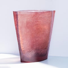 Monumental Acrylic Vase Red, Italy, 1990s