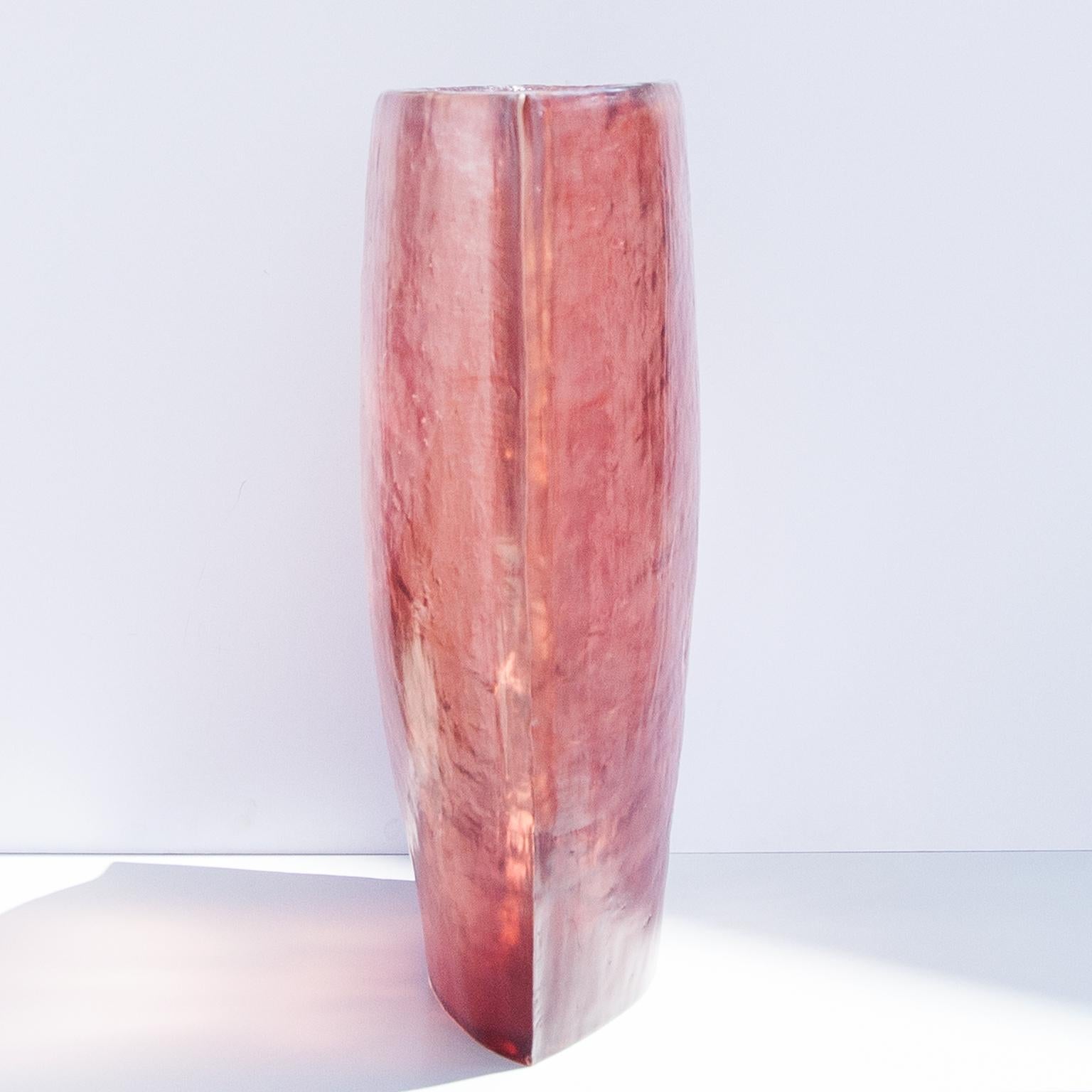 Monumentale Vase aus Acryl in Rot, Italien, 1990er Jahre im Angebot 2