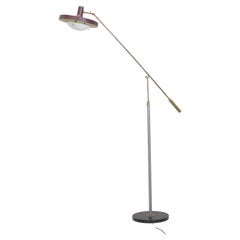 Lampadaire orientable monumental, modèle n° 1003, Sarfatti pour Arteluce 1952