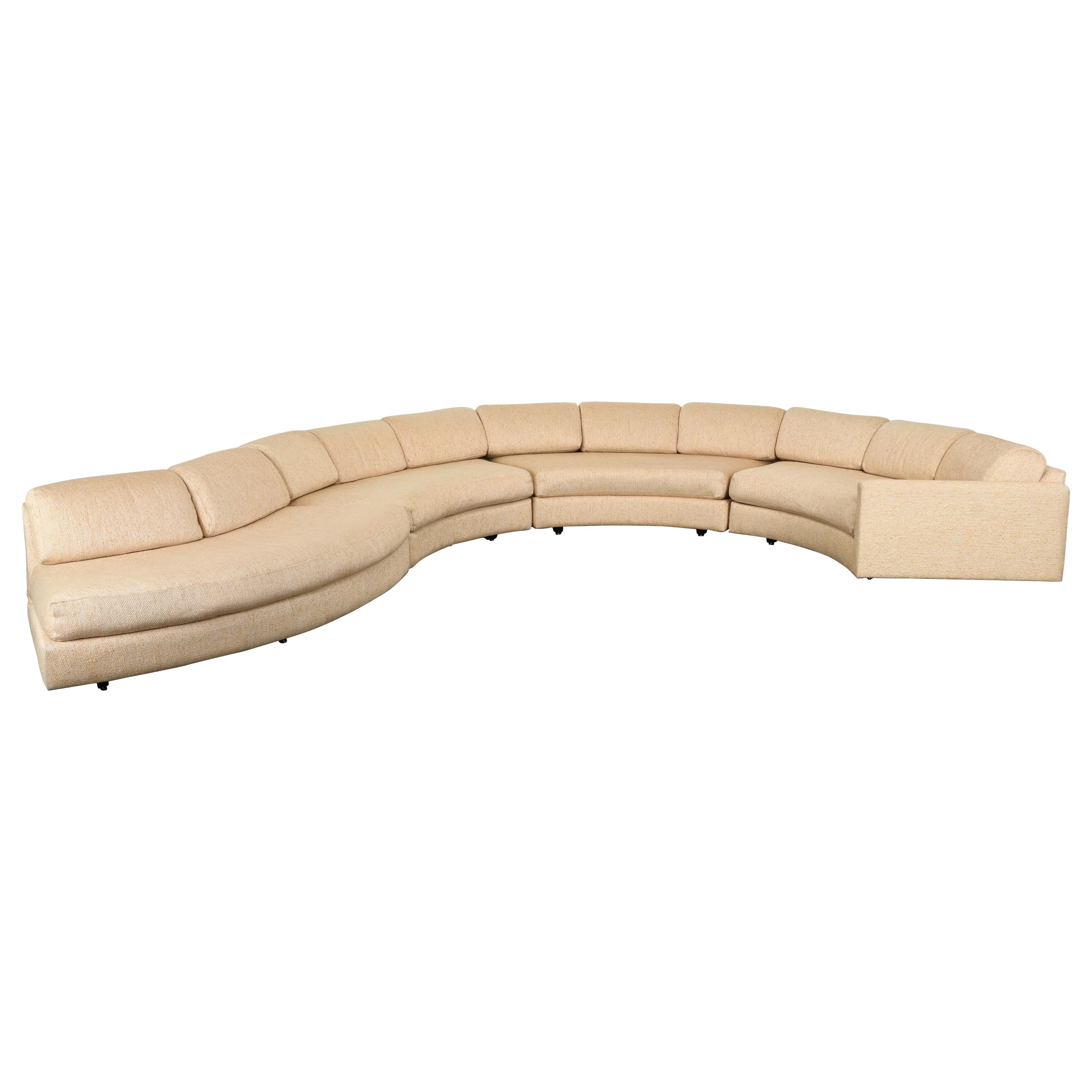 Monumental Adrian Pearsall Sectional Sofa for Craft Associates, 1960s