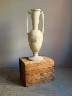 Monumental Alabaster Amphora Lamp