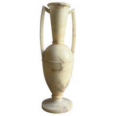 Monumental Alabaster Amphora Lamp