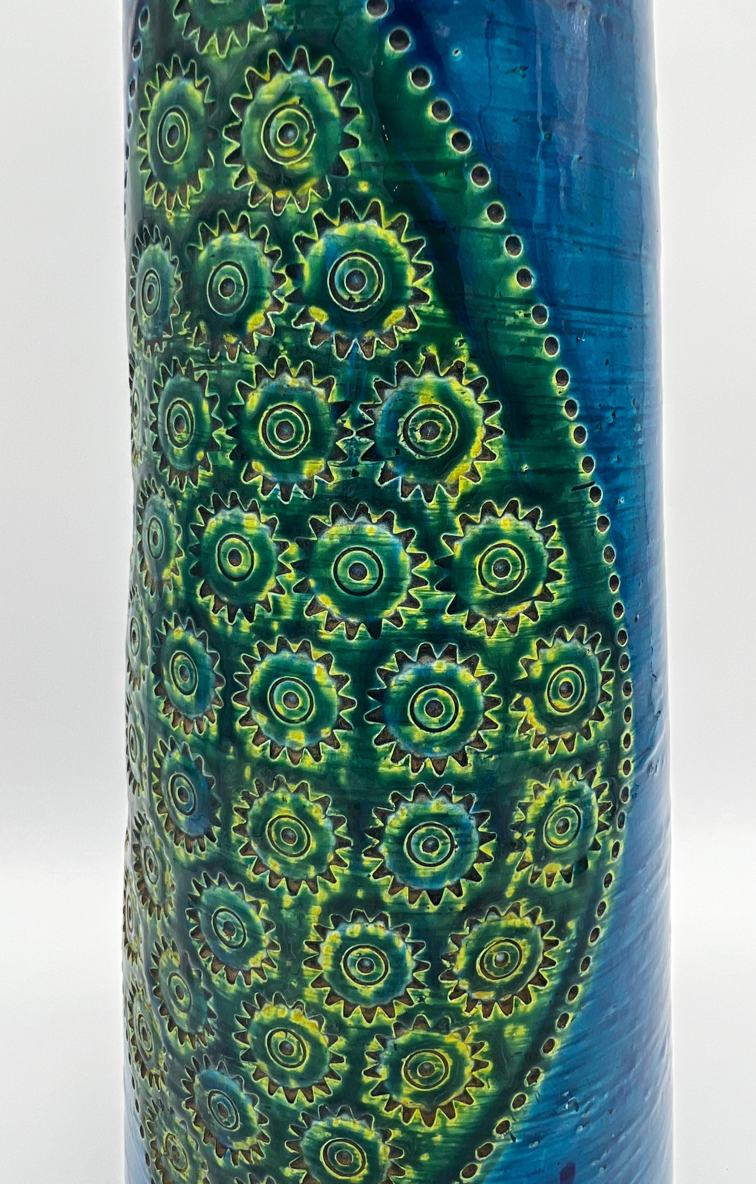 Vaso monumentale di Aldo Londi per Bitossi, in ceramica italiana del metà del secolo scorso. in vendita 2