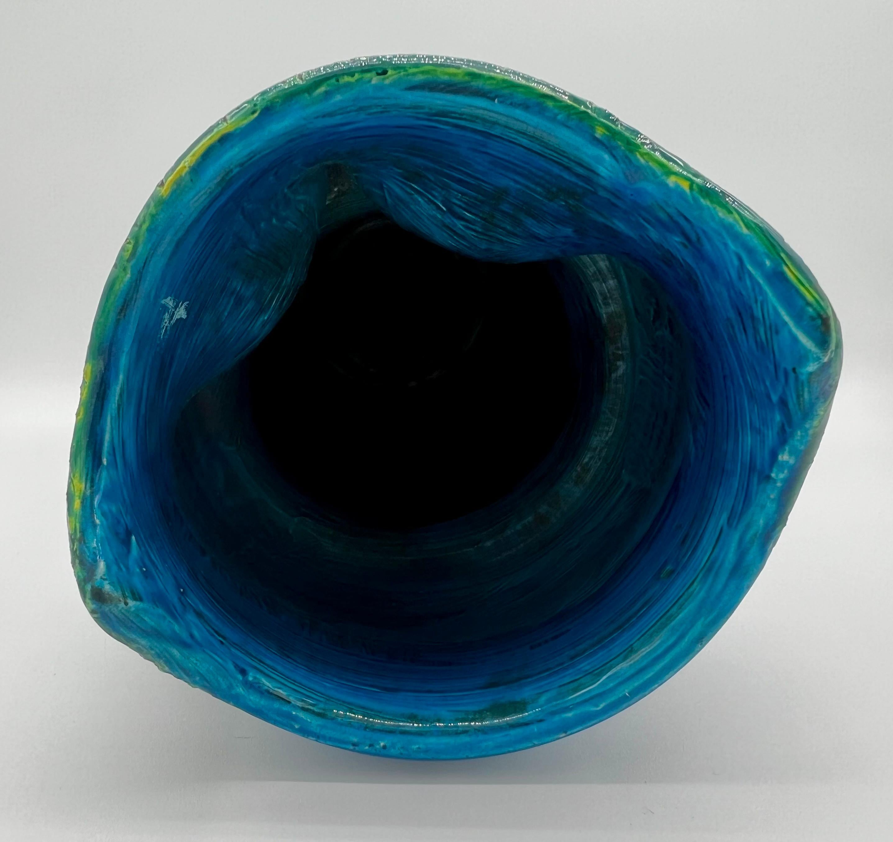 Vaso monumentale di Aldo Londi per Bitossi, in ceramica italiana del metà del secolo scorso. in vendita 3