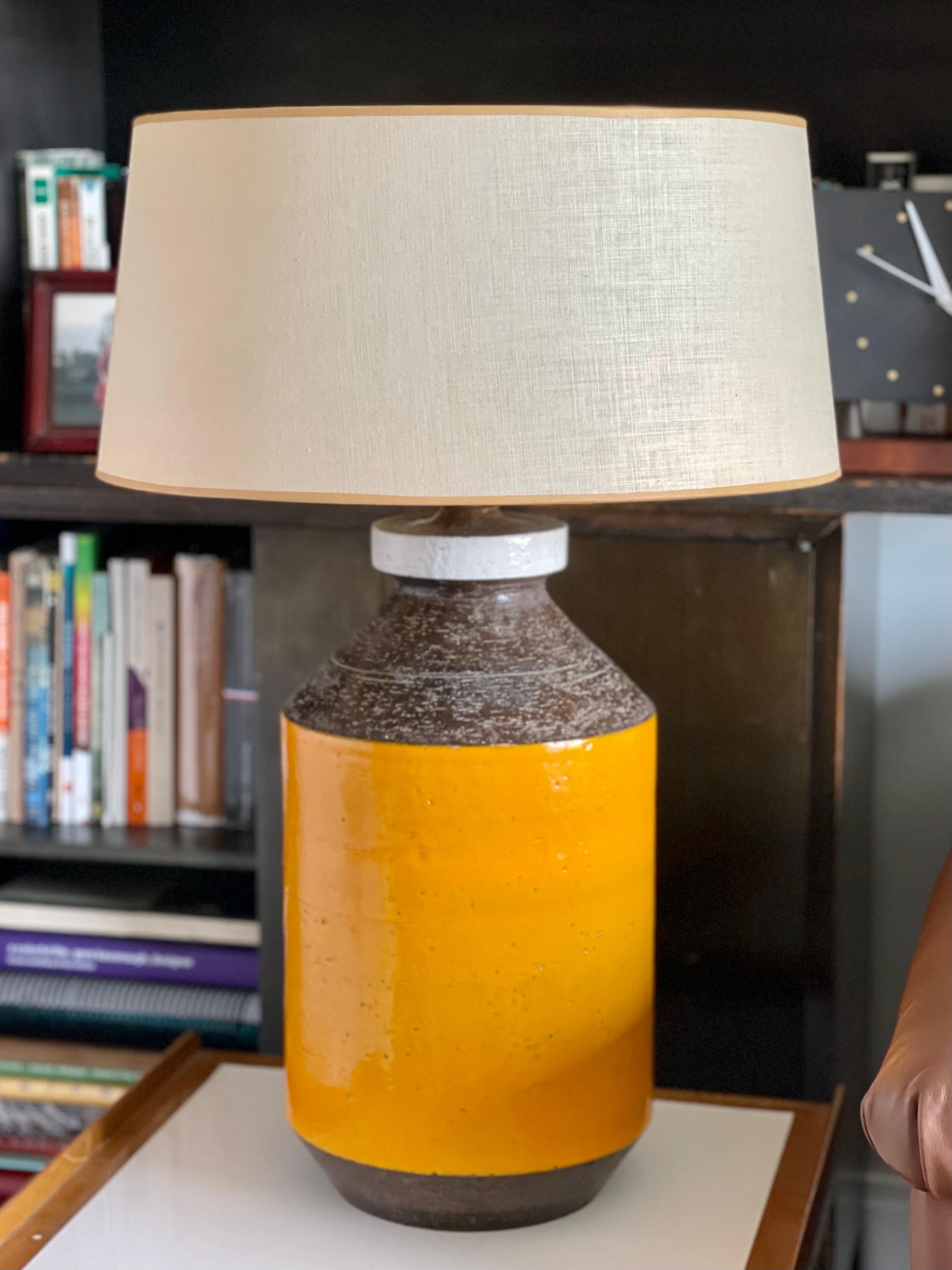Monumental Aldo Londi Lamp Italian Made for Raymor For Sale 3
