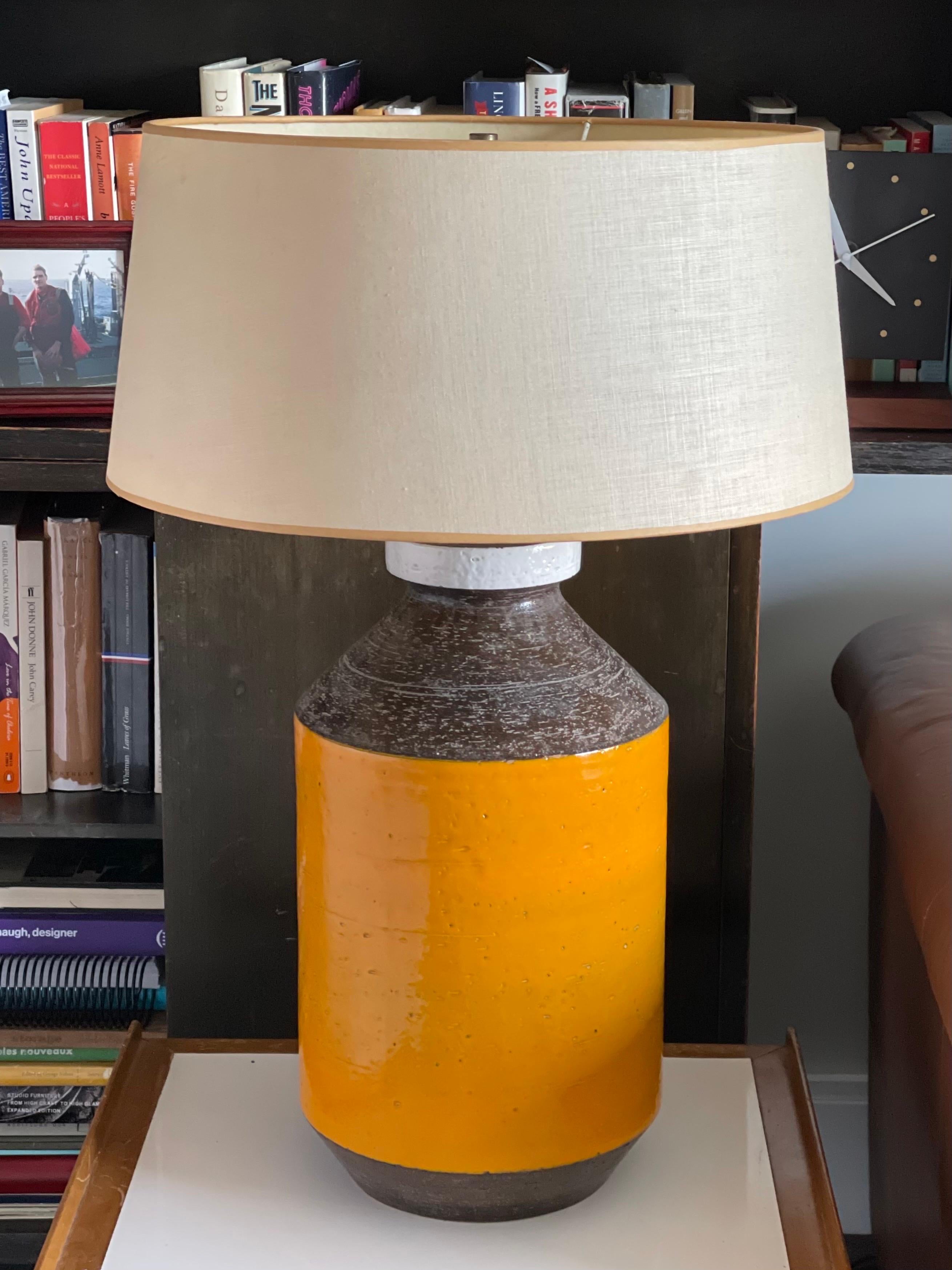 Monumental Aldo Londi Lamp Italian Made for Raymor For Sale 4