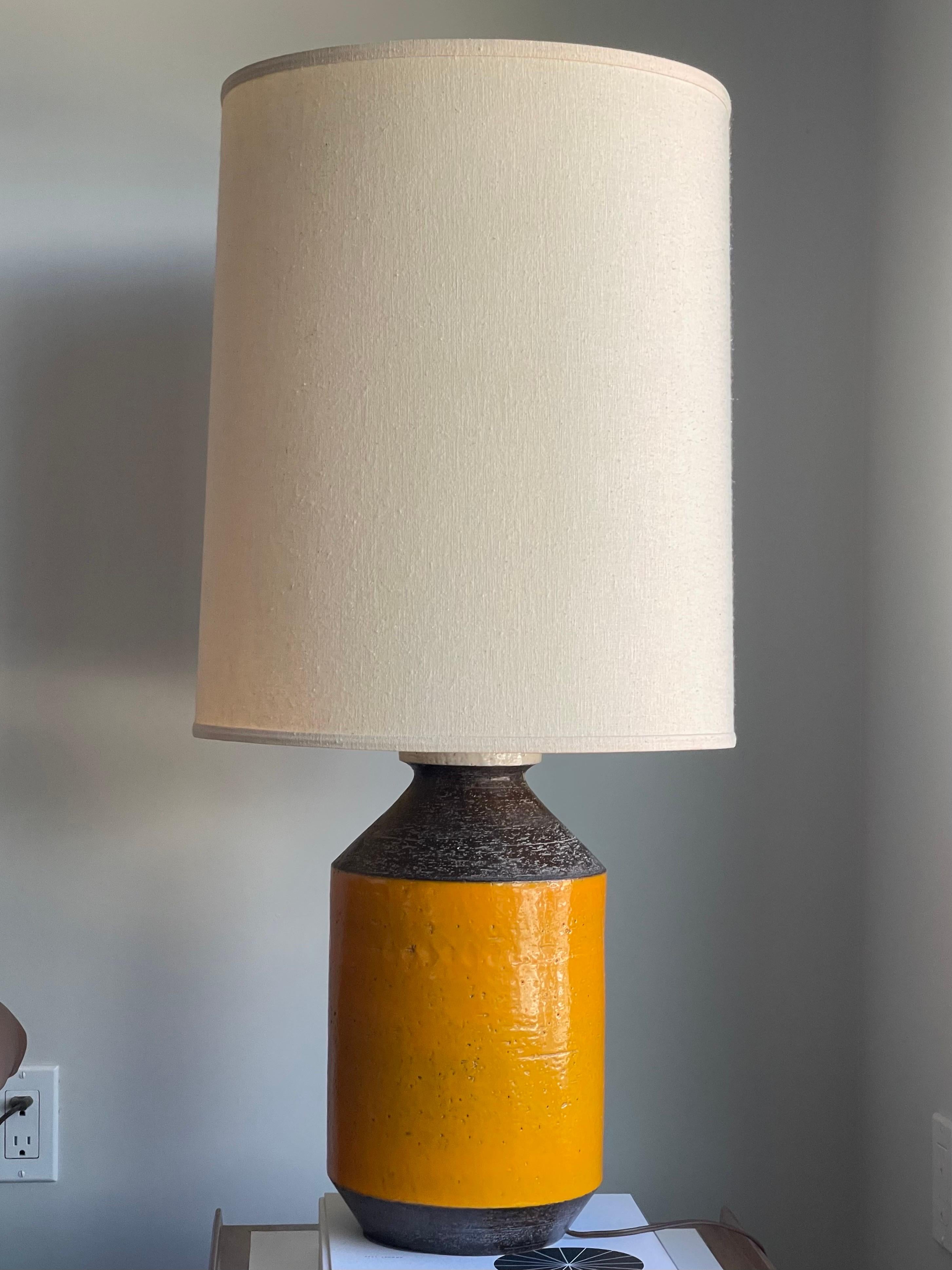 Mid-20th Century Monumental Aldo Londi Lamp Italian Made for Raymor For Sale