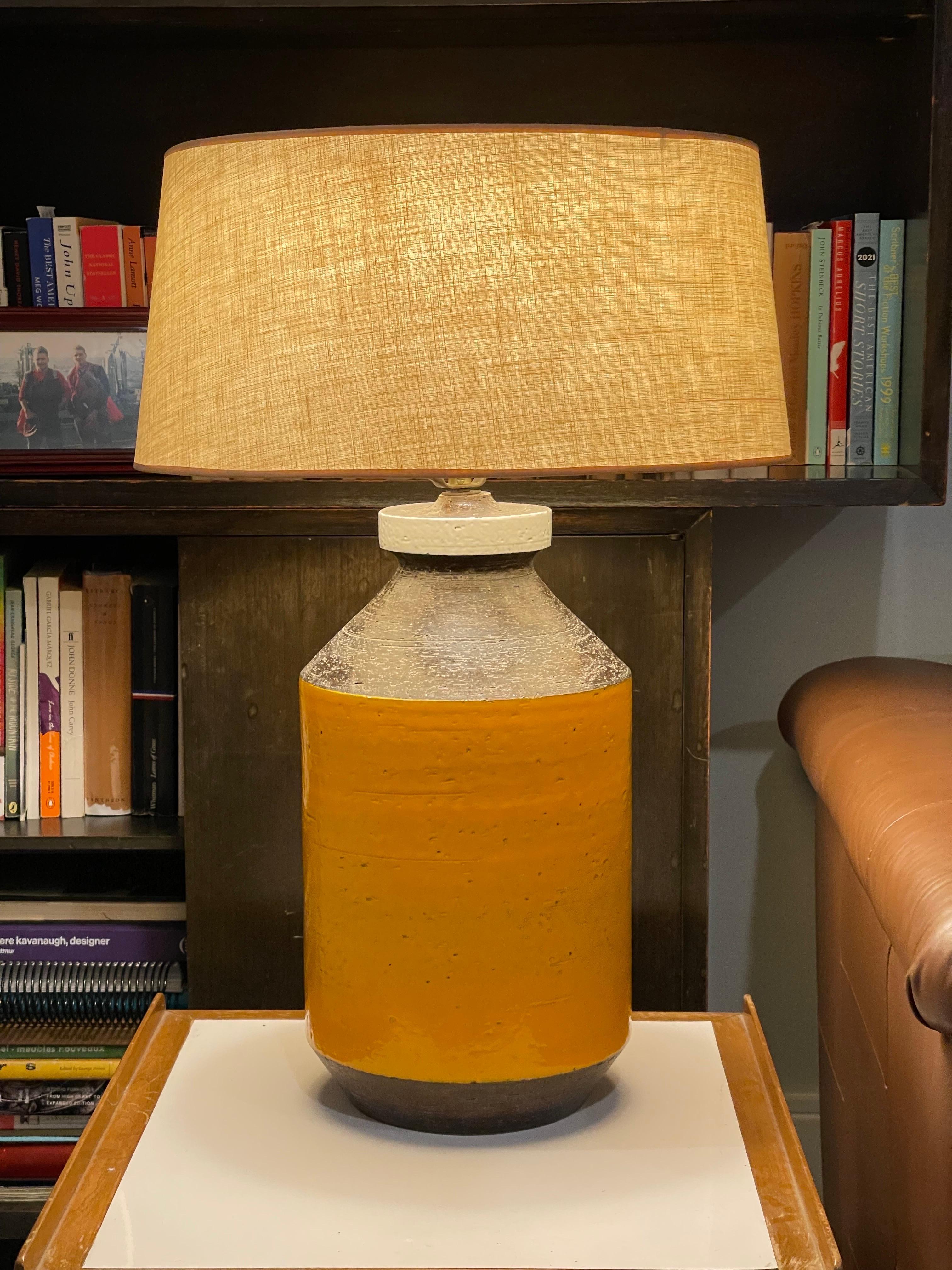 Monumental Aldo Londi Lamp Italian Made for Raymor For Sale 2