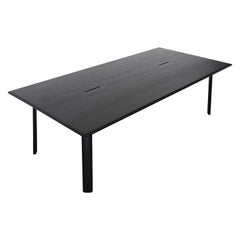 Monumental "Alle" Ebonized Oak Table Designed by Staffan Holm for Hem