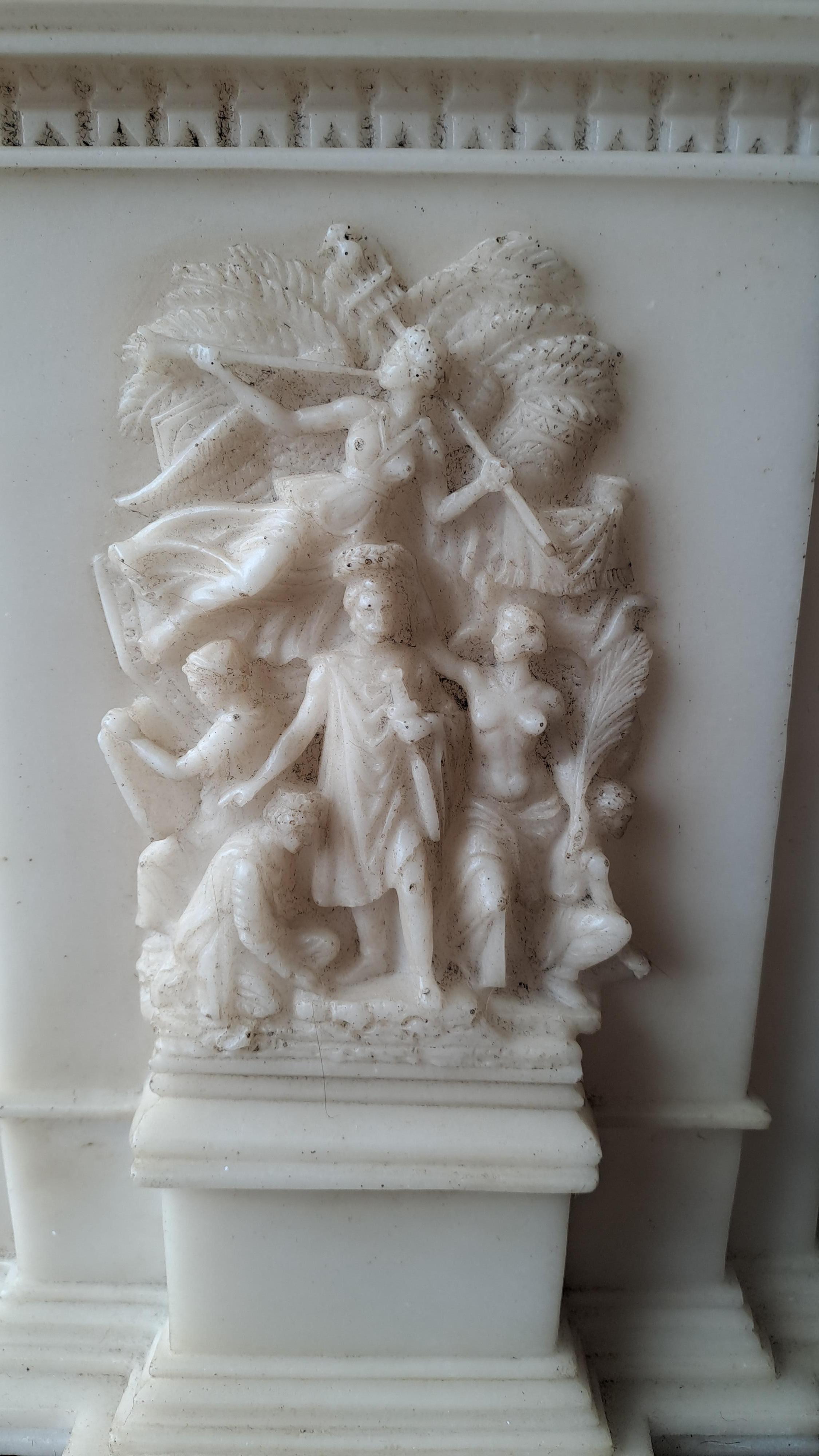 Italiano Scultura monumentale allegorica in marmo, Grand Tour (fine XIX/inizio XX secolo) in vendita