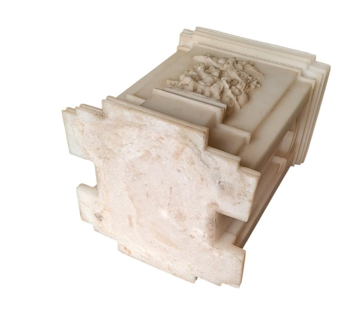 Scultura monumentale allegorica in marmo, Grand Tour (fine XIX/inizio XX secolo) in vendita 1