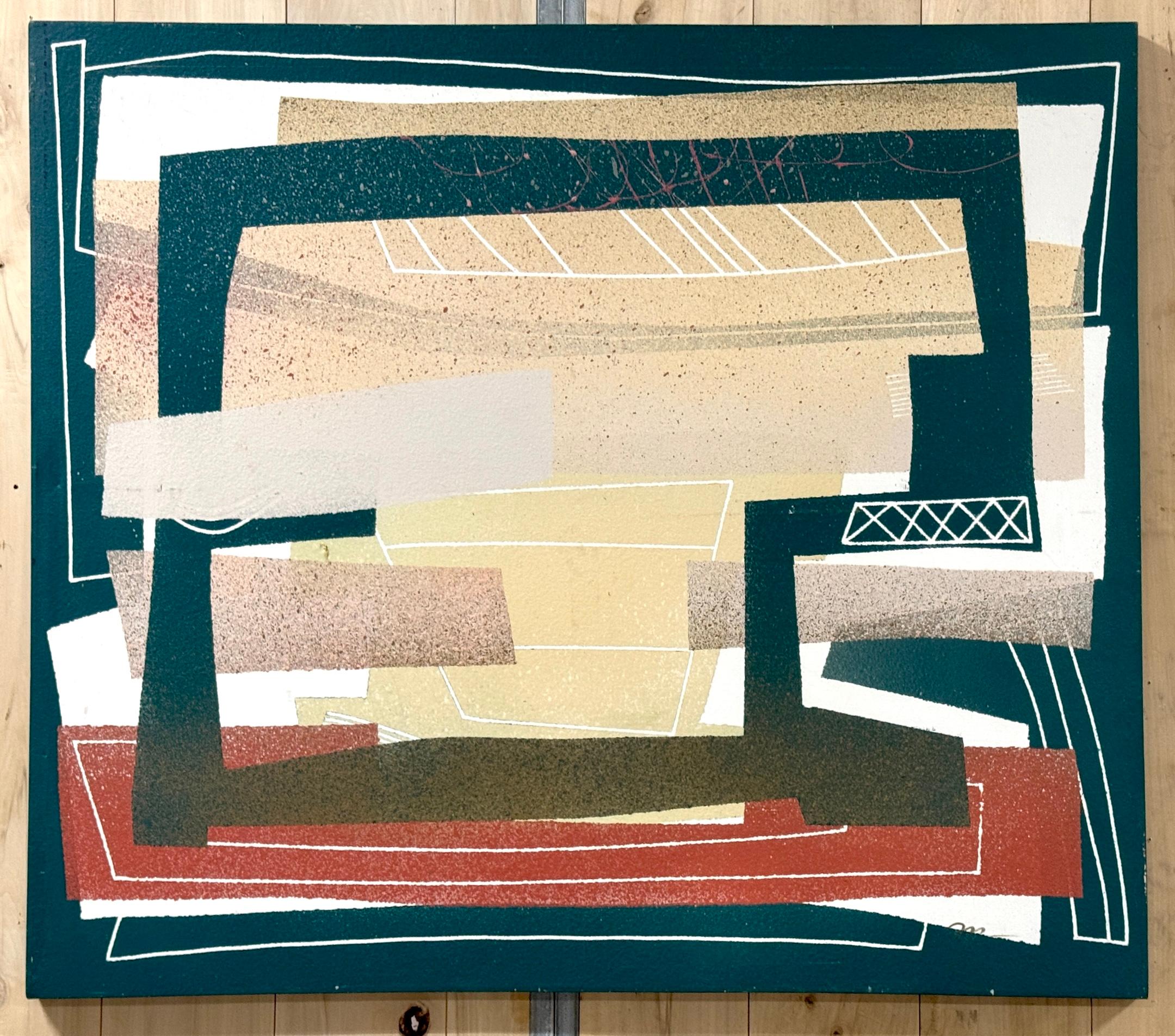 Monumentale amerikanische postmoderne abstrakte Öl auf Leinwand von Patrick McCarthy, USA, 1986

Dieses monumentale amerikanische postmoderne abstrakte Ölgemälde auf Leinwand von Patrick McCarthy, einem bekannten amerikanischen Maler der