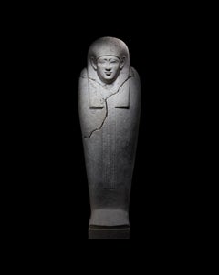 Monumental Ancient Egyptian Limestone Sarcophagus Lid, Ptolemaic Period