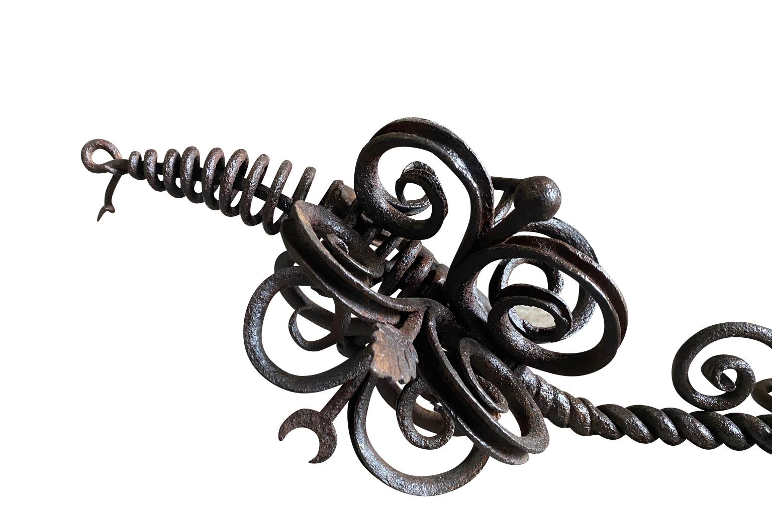 Monumental and Exceptional Early 19th Century Door Bell Pull For Sale 2