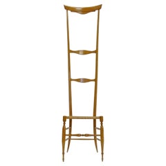 High Back Coat Hanger Chiavari Chair, Italy, 1950s