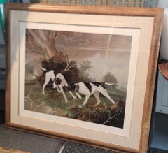 Monumental Andrew Wyeth Dog Hand Colored Lithograph