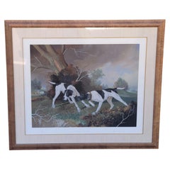 Monumental Andrew Wyeth Dog Hand Colored Lithograph