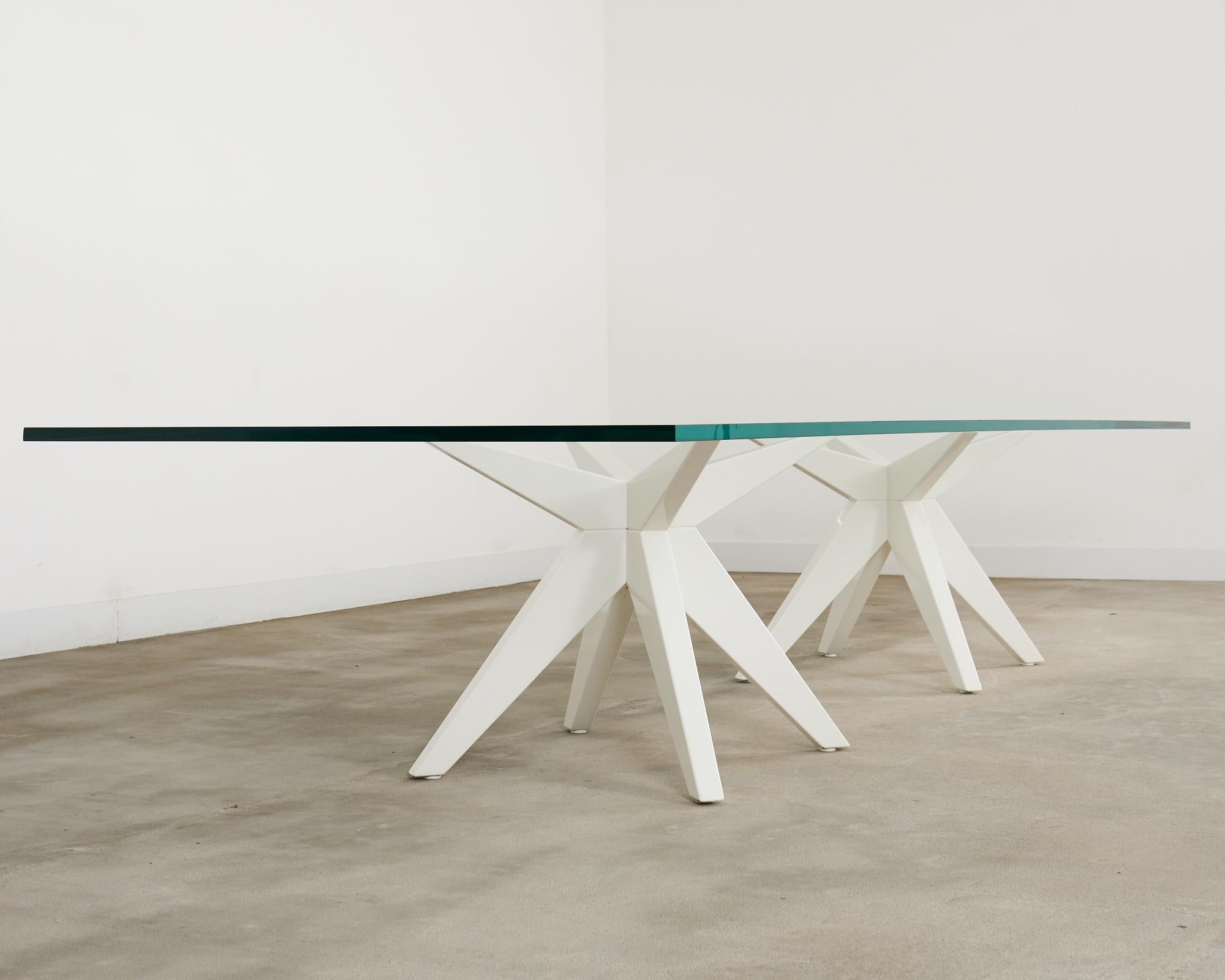 XXIe siècle et contemporain Table à manger monumentale Angela Adams pour Weatherend Estate Garden en vente