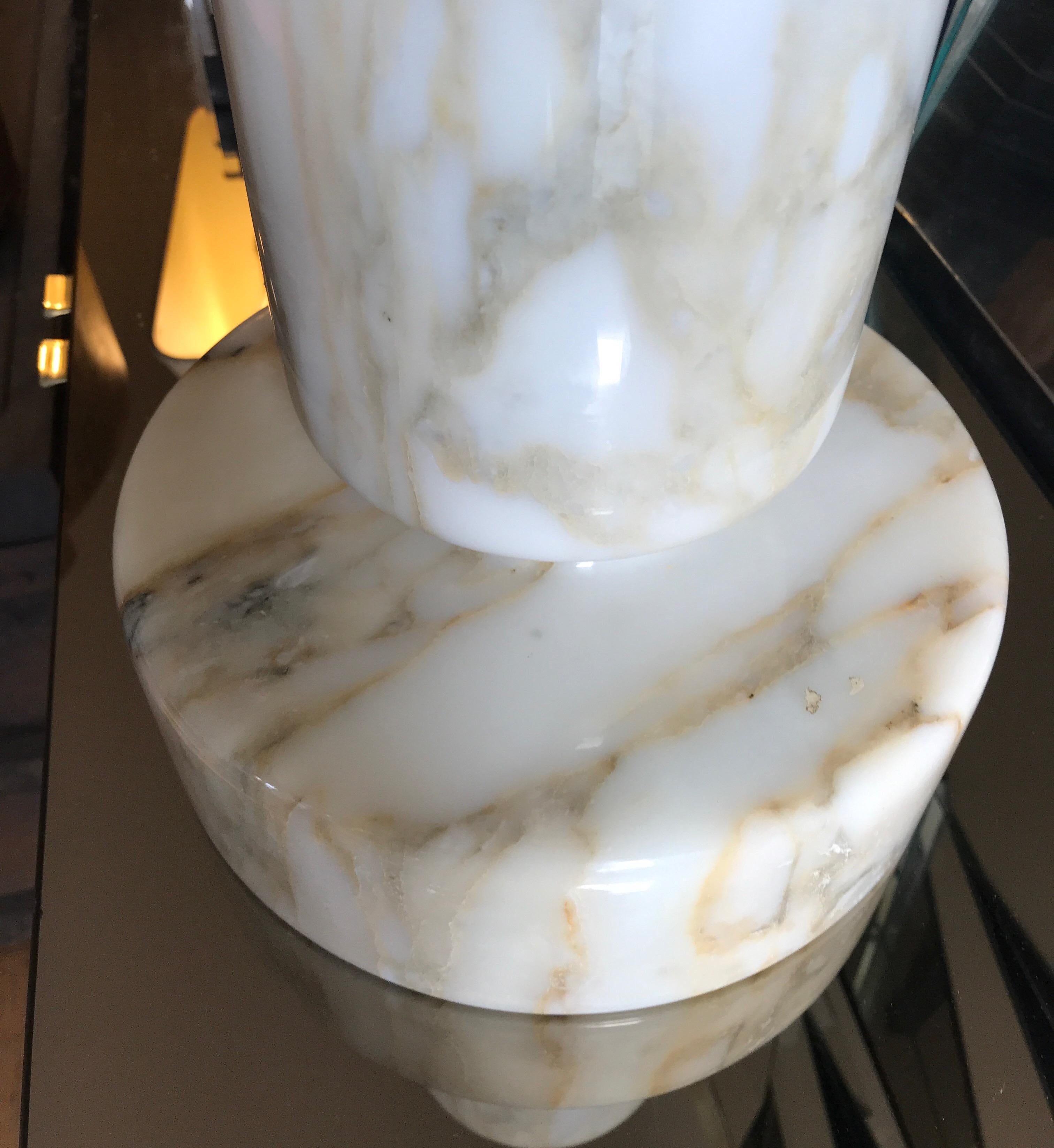 Monumental Angelo Mangiarotti Onyx Vase Vessel 3