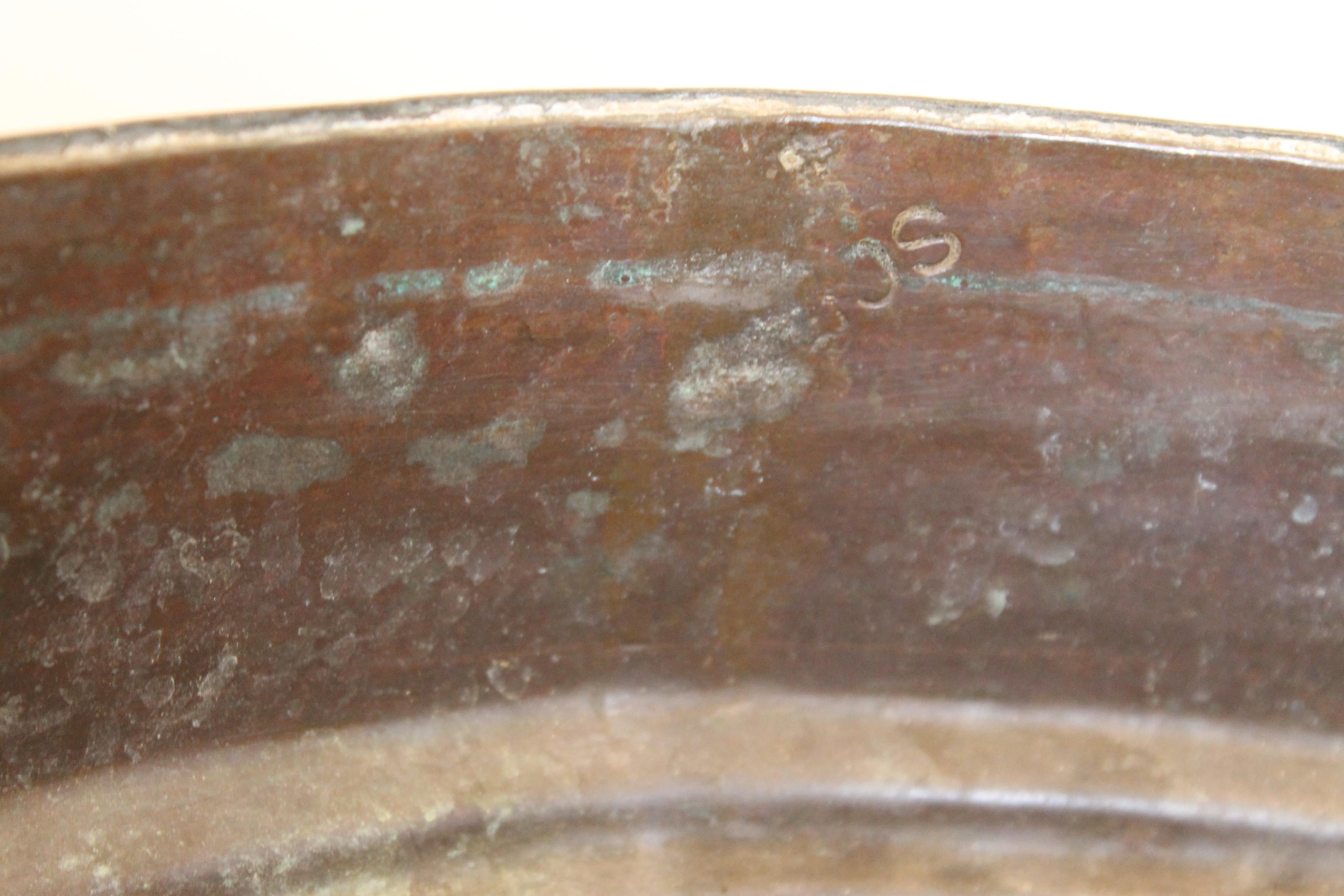 Monumental Antique Anglo-Indian Brass Vessel 7