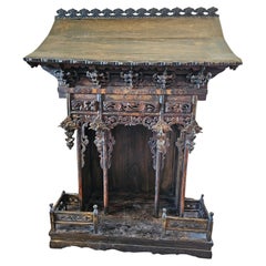 Monumental Antique Chinese Ancestral Shrine