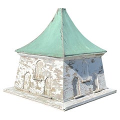 Monumental Antique Dovecote Cupola with Patina'd Copper Roof