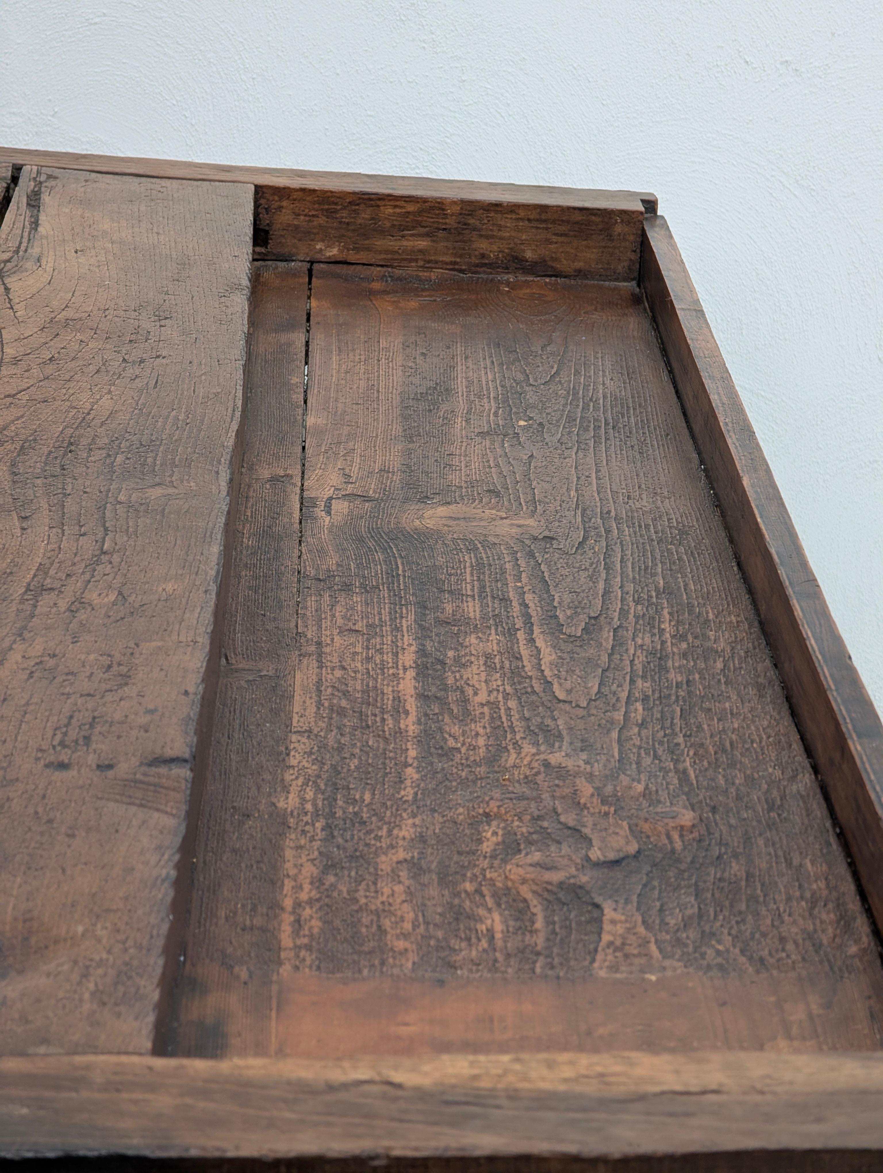 Monumental Antique European Joiner's Workbench Console Table, c. 1900 en venta 4