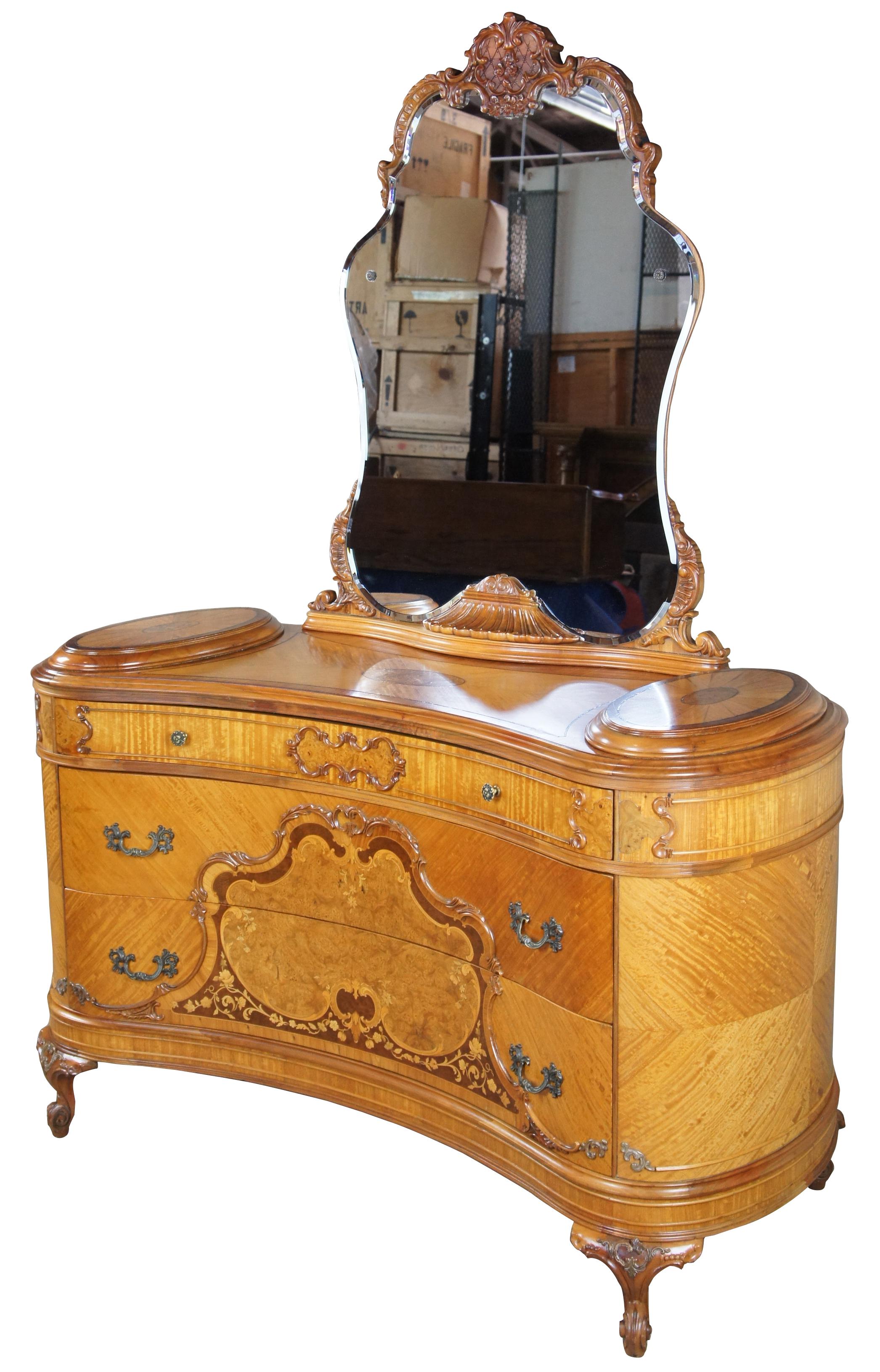 vanity dresser with mirror