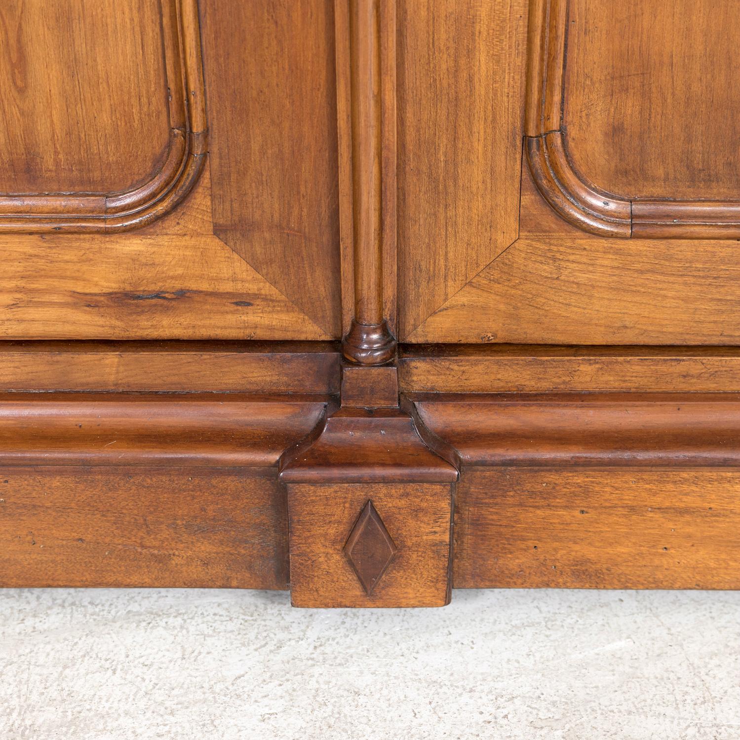 Monumental Antique French Directoire Style Cherry Bibliotheque or Bookcase 7