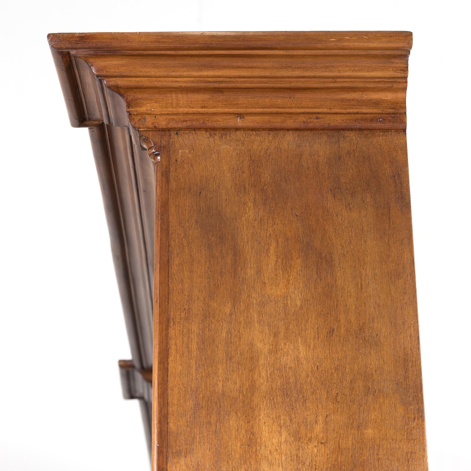 Monumental Antique French Directoire Style Cherry Bibliotheque or Bookcase 13