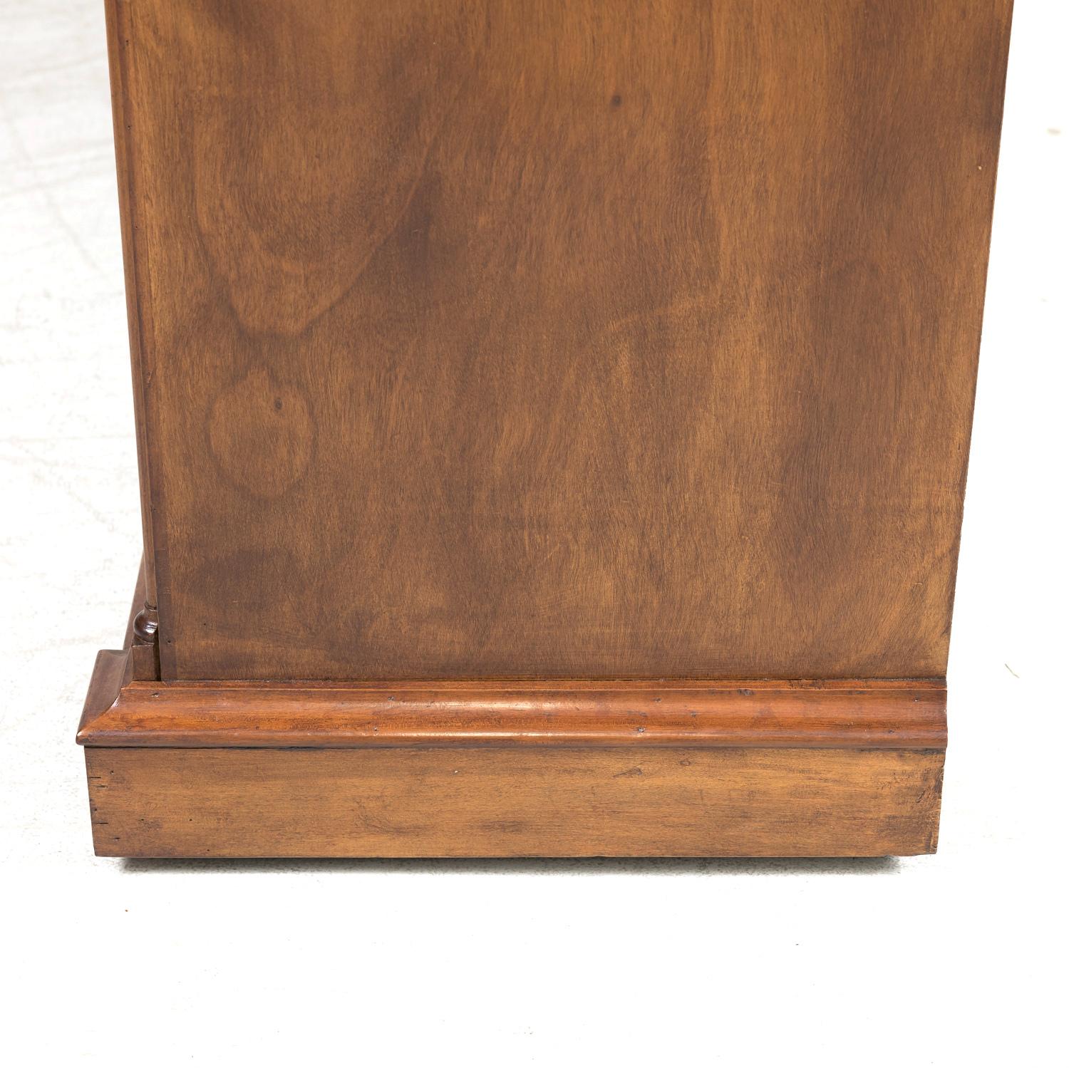 Monumental Antique French Directoire Style Cherry Bibliotheque or Bookcase 15