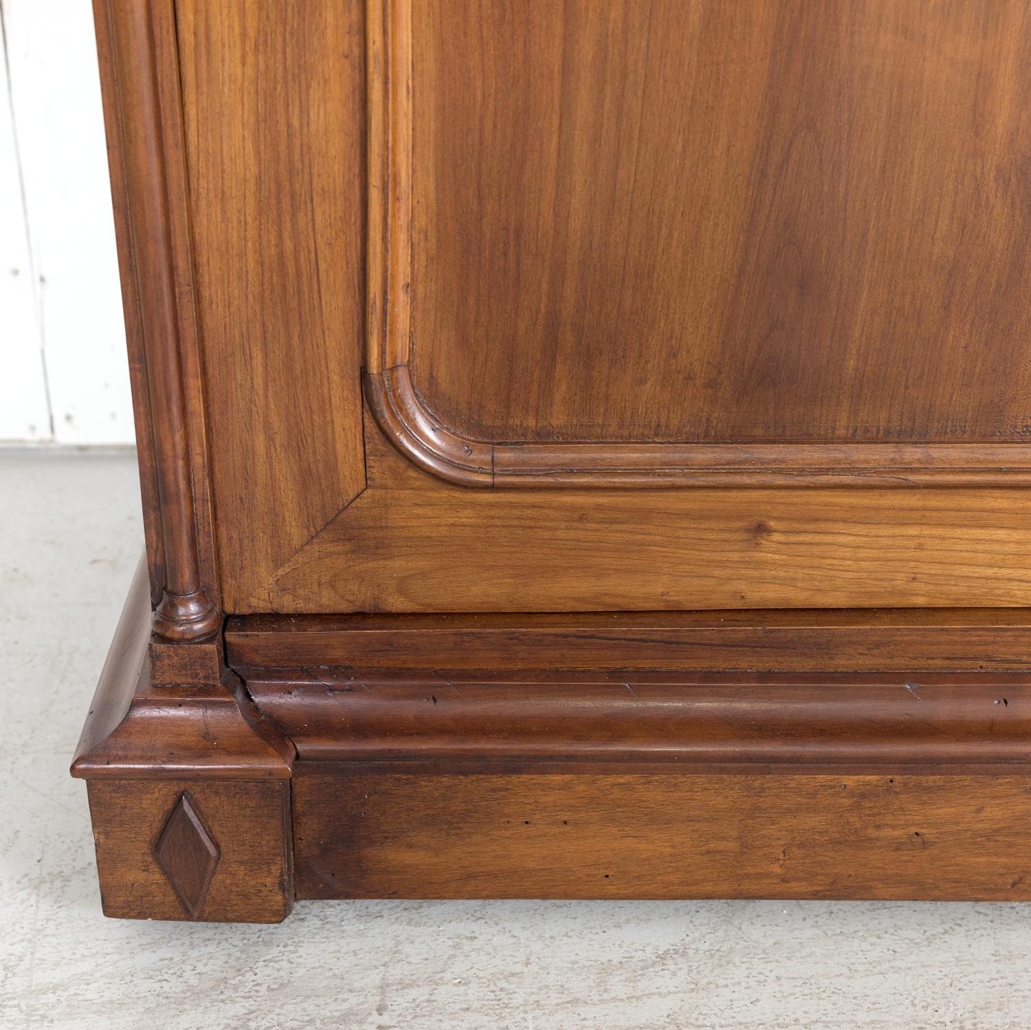 Monumental Antique French Directoire Style Cherry Bibliotheque or Bookcase 5