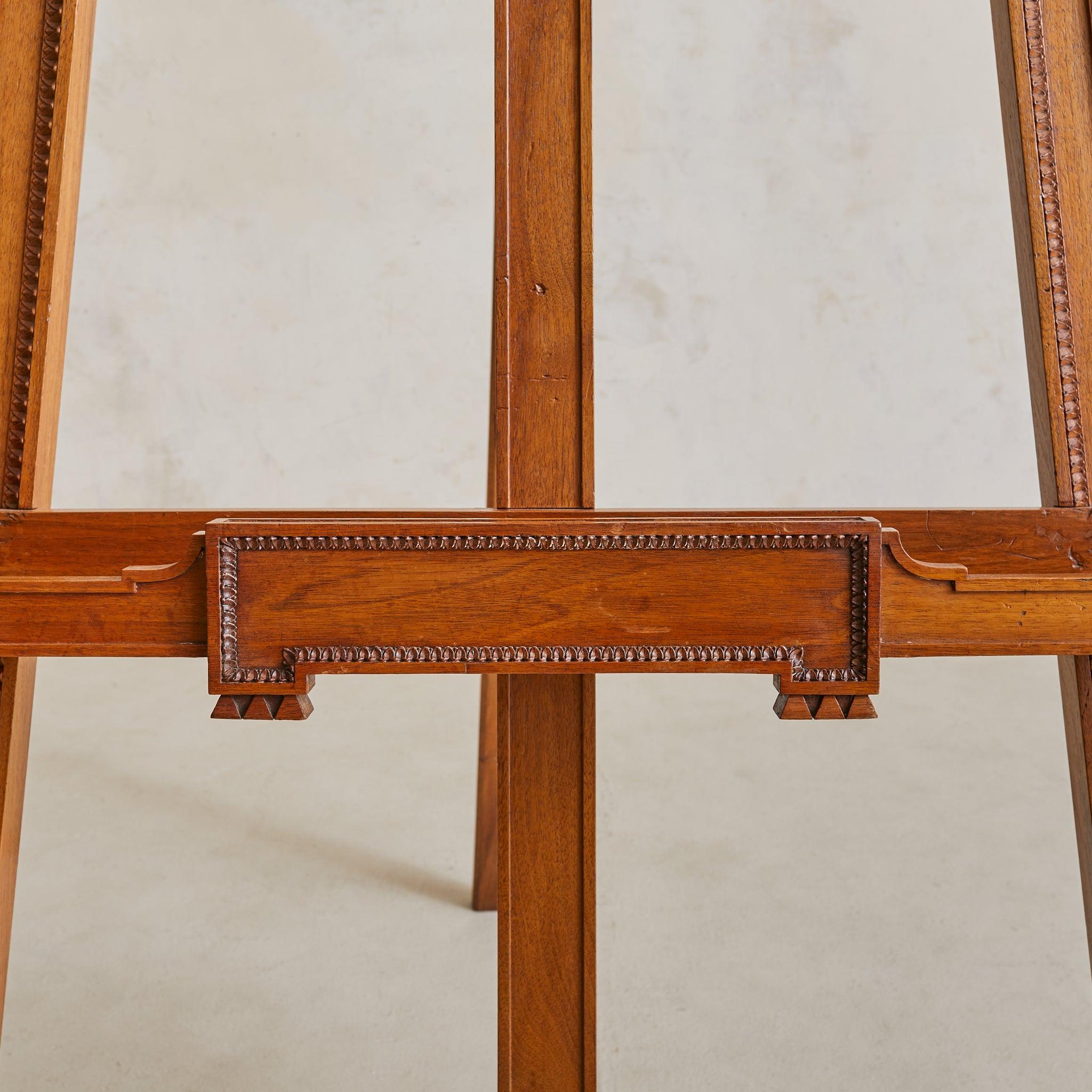 Monumental Antique French Wooden Easel en venta 1