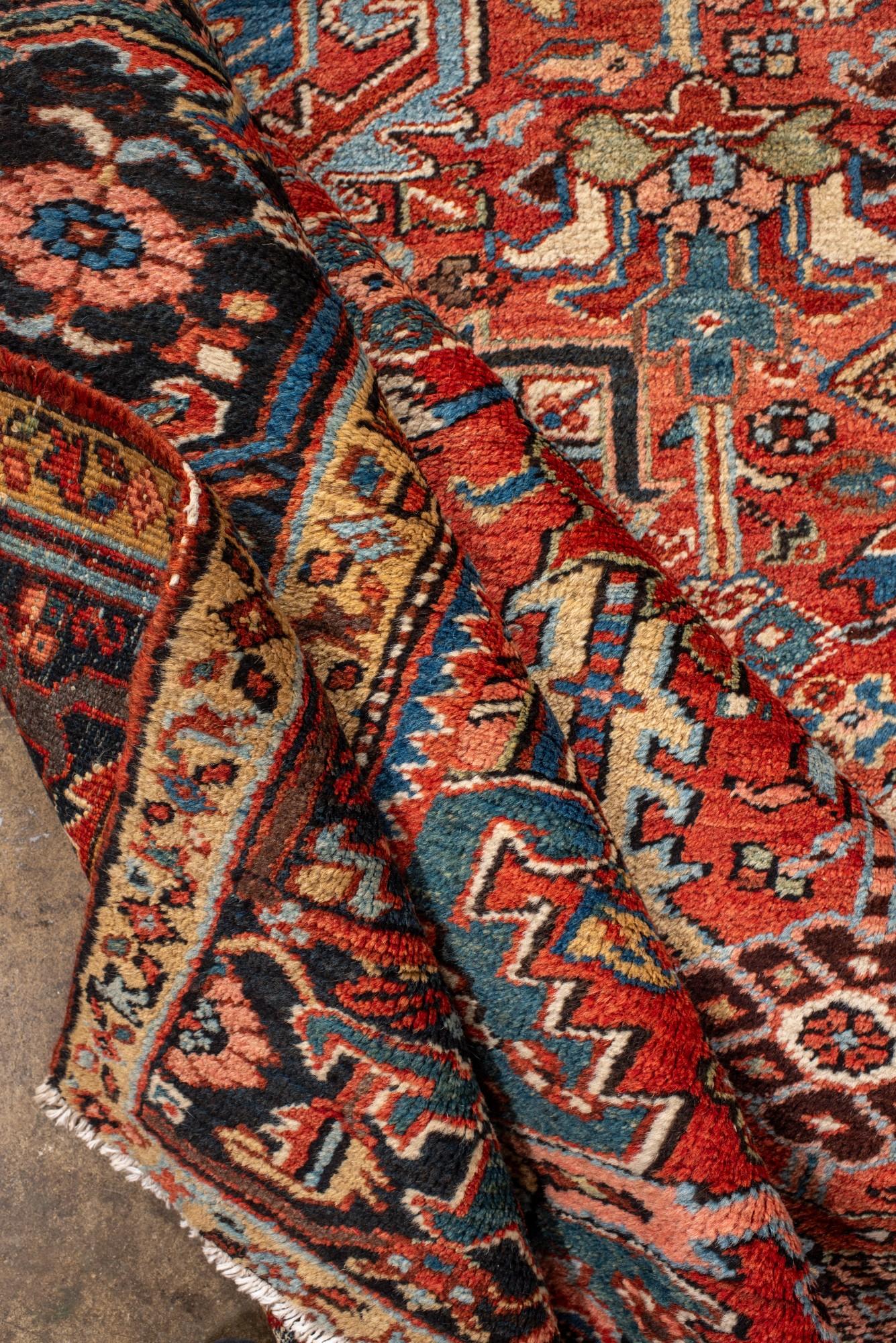 Monumental Antique Heriz Rug For Sale 1