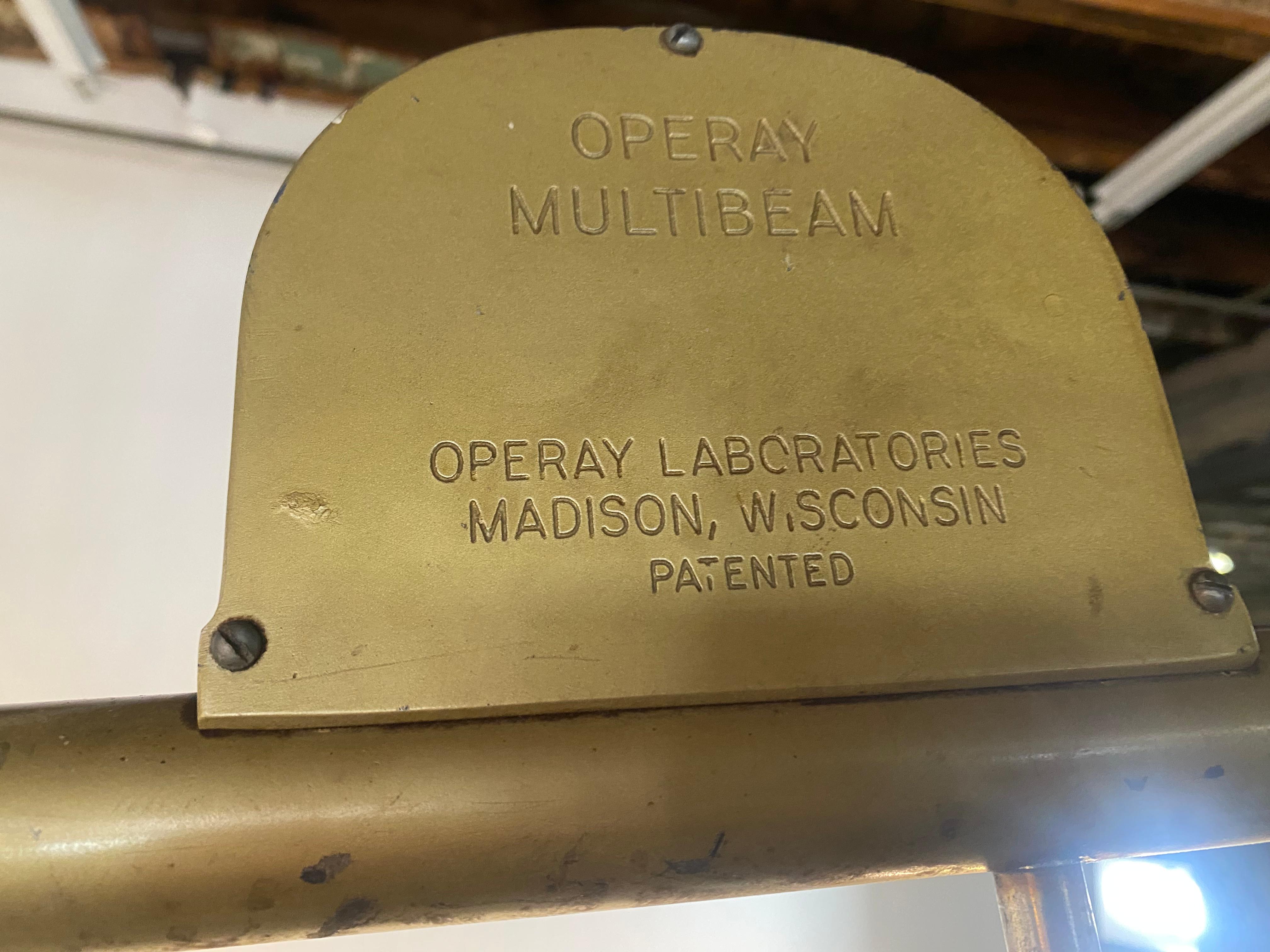 Monumental Antique Industrial Operay Multibeam Surgical Lamp For Sale 9