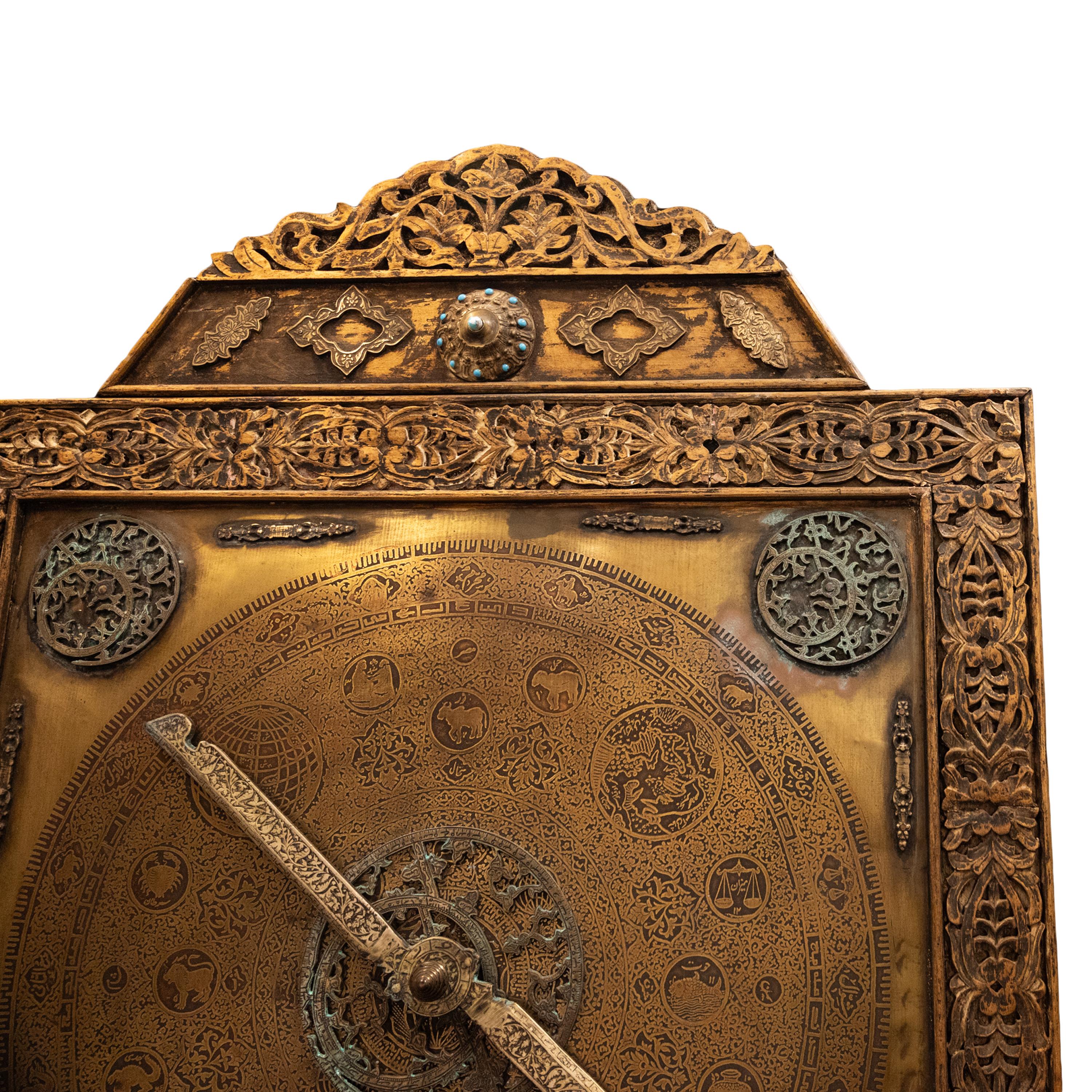 Monumentales antikes islamisch-osmanisches safawidisches astrologisches Astrolabium auf Stand 1720 im Angebot 3