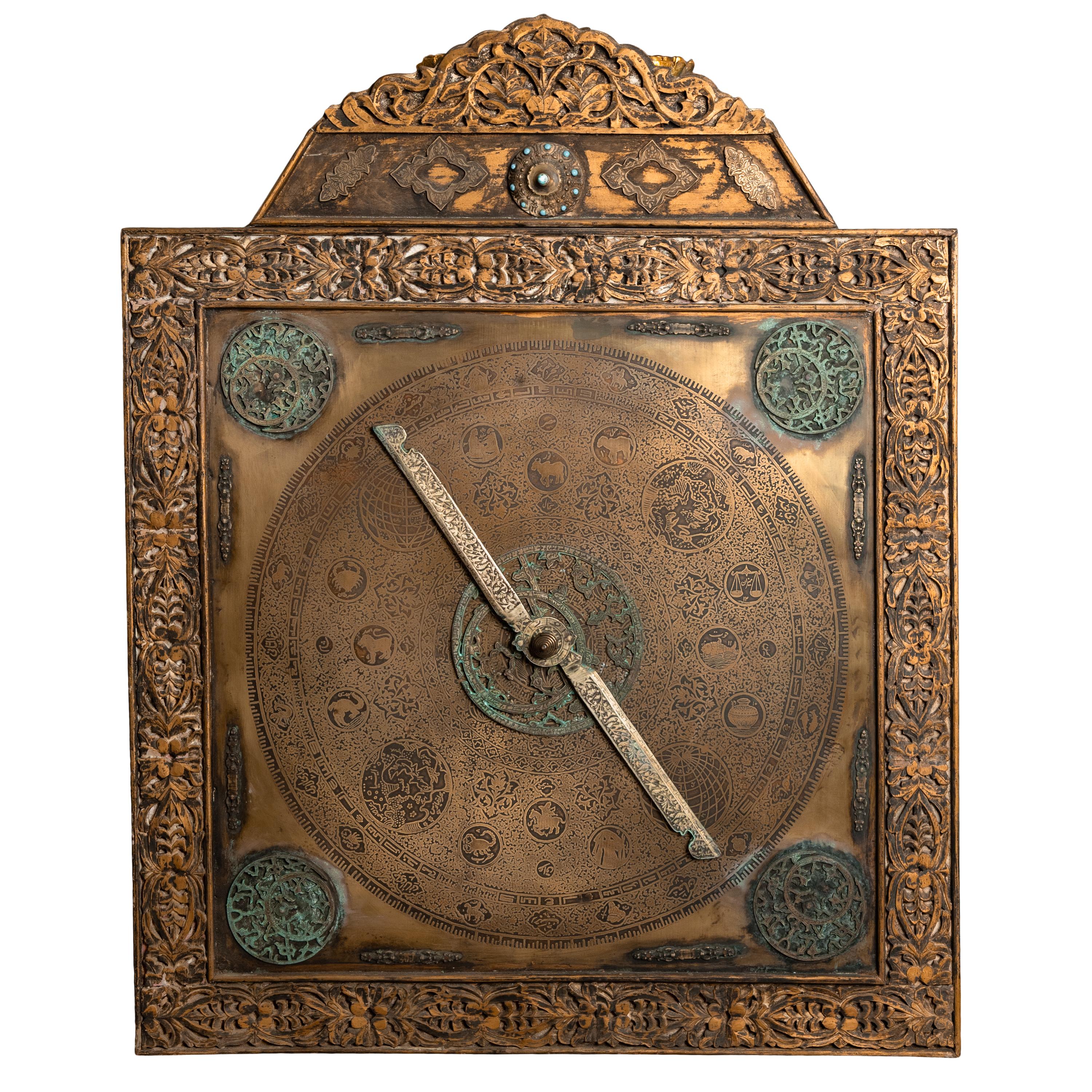 Monumentales antikes islamisch-osmanisches safawidisches astrologisches Astrolabium auf Stand 1720 (Islamisch) im Angebot