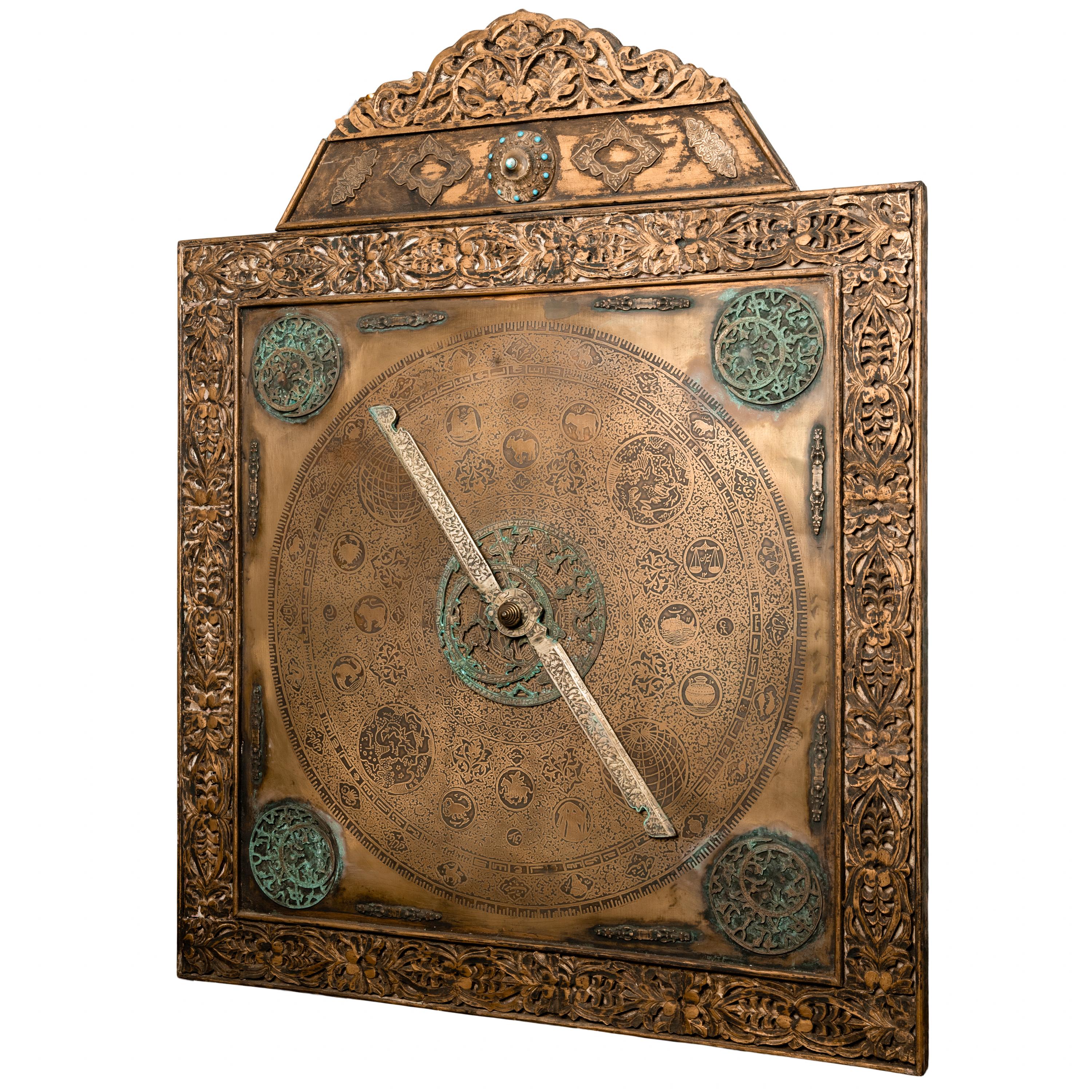 Monumentales antikes islamisch-osmanisches safawidisches astrologisches Astrolabium auf Stand 1720 (Türkisch) im Angebot