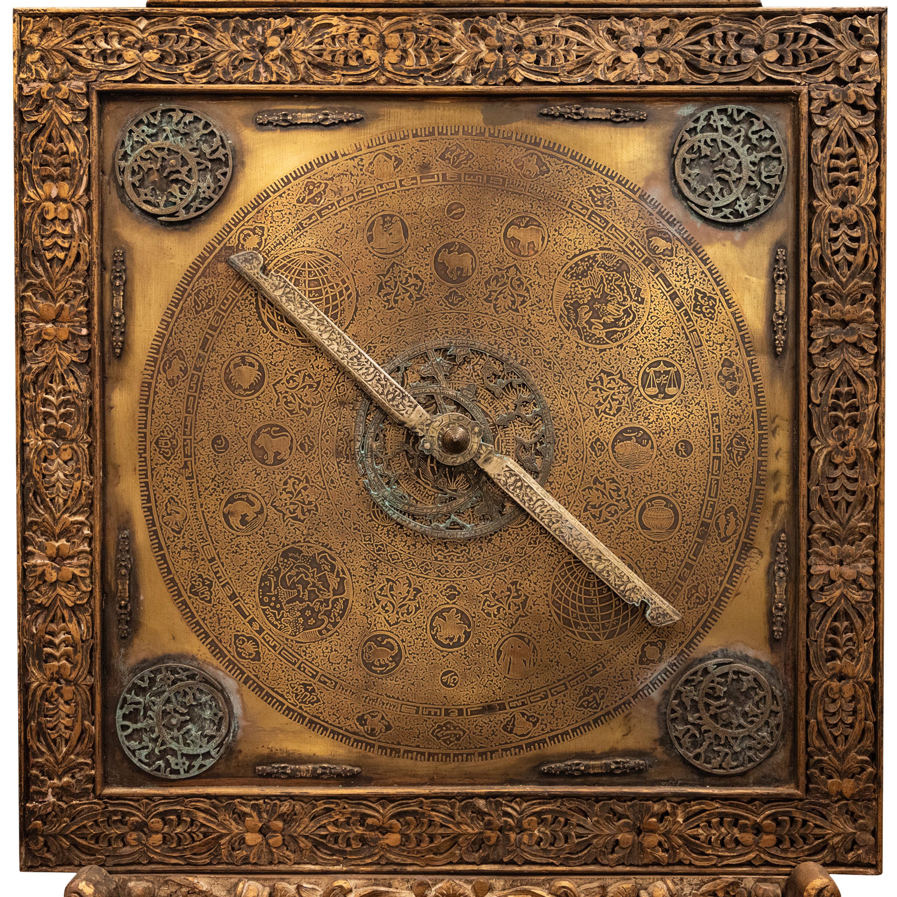 Brass Monumental Antique Islamic Ottoman Safavid Astrological Astrolabe on Stand 1720 For Sale