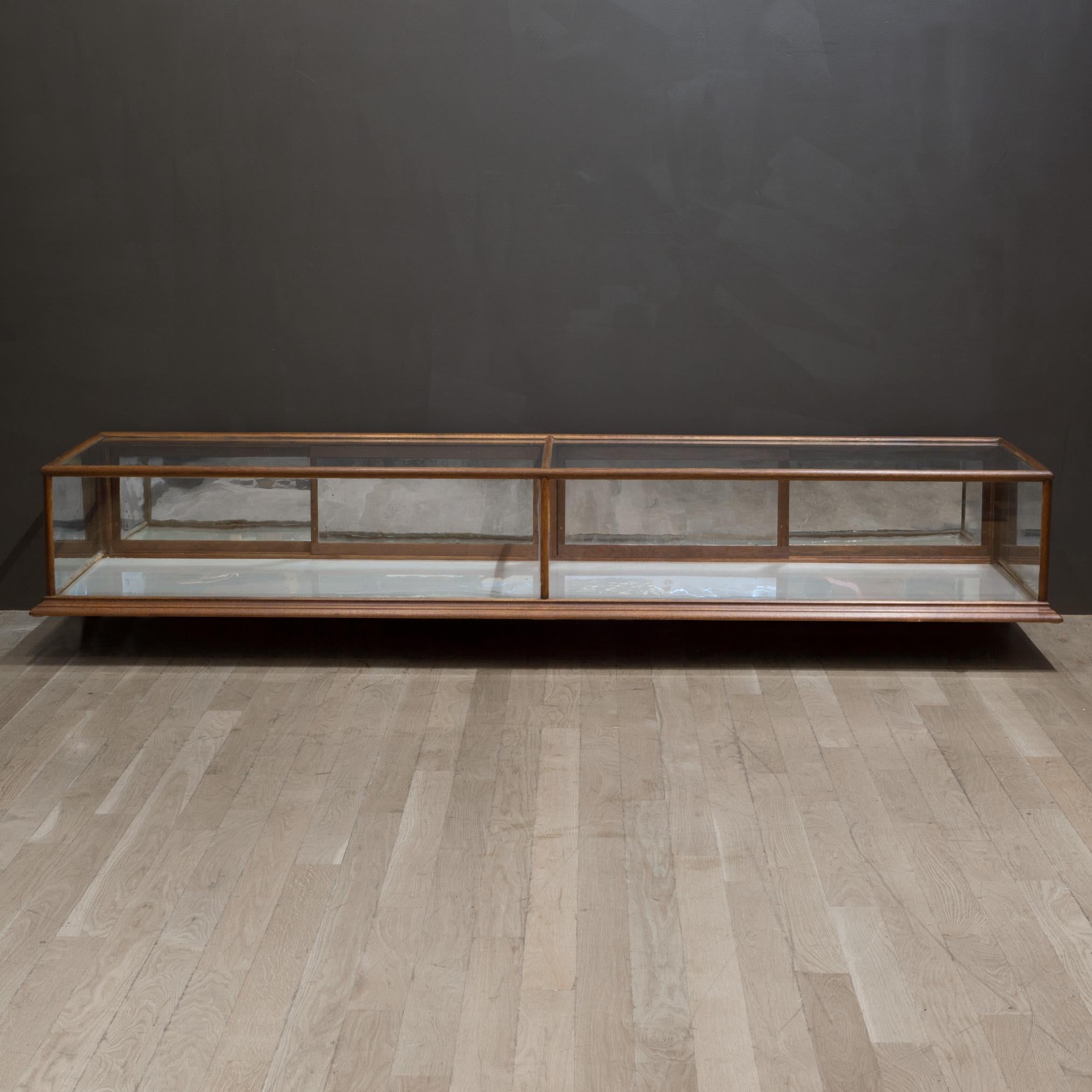 Monumental Antique Mercantile Counter Top Display Case c.1920 In Good Condition In San Francisco, CA