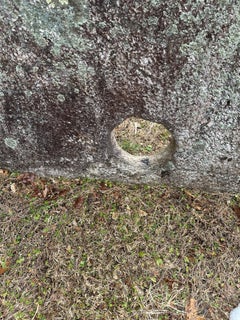 Monumental Antique Mill Stone Garden Sculpture