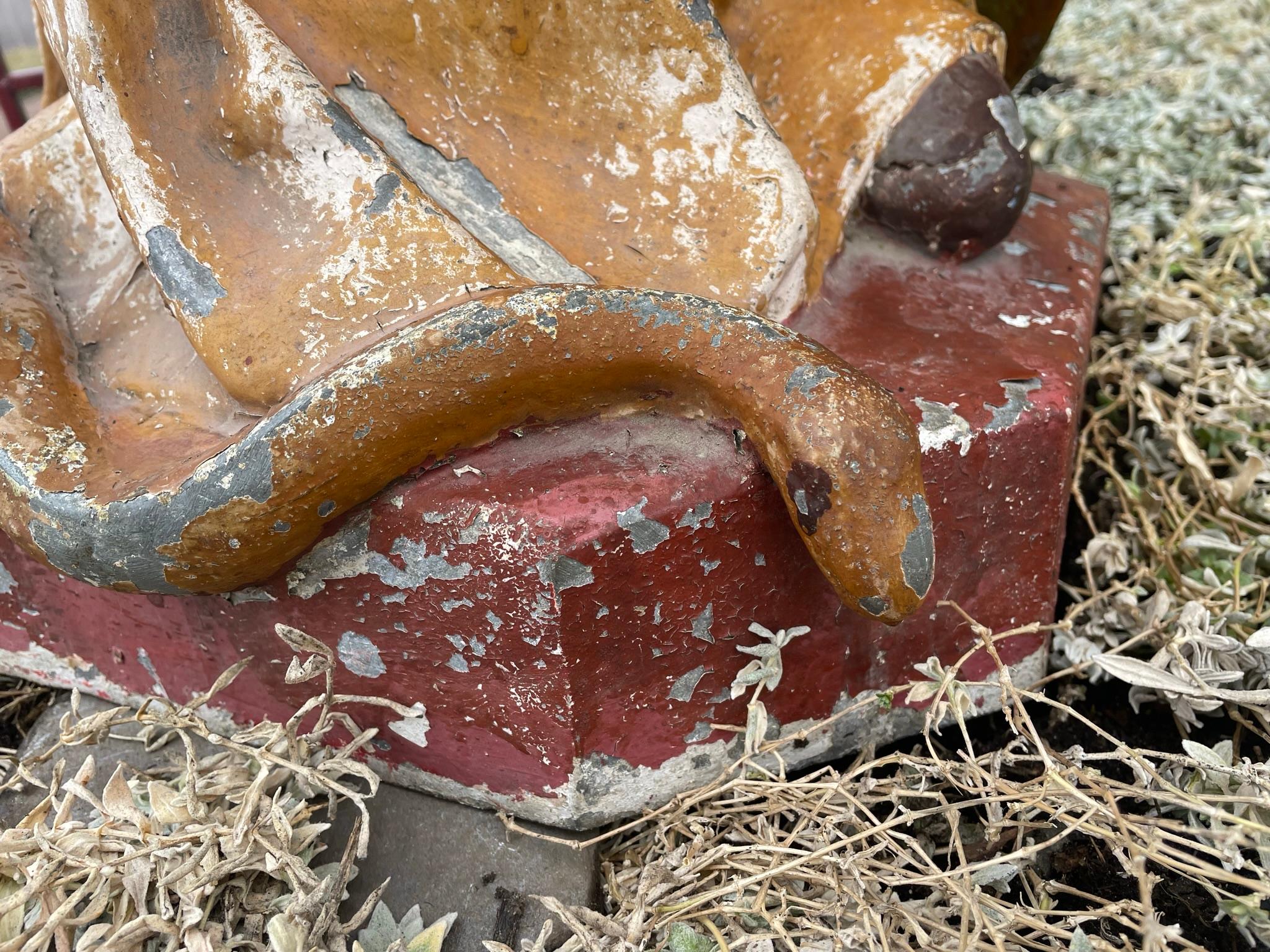 Monumental Antique Saint Patrick Garden Sculpture 1