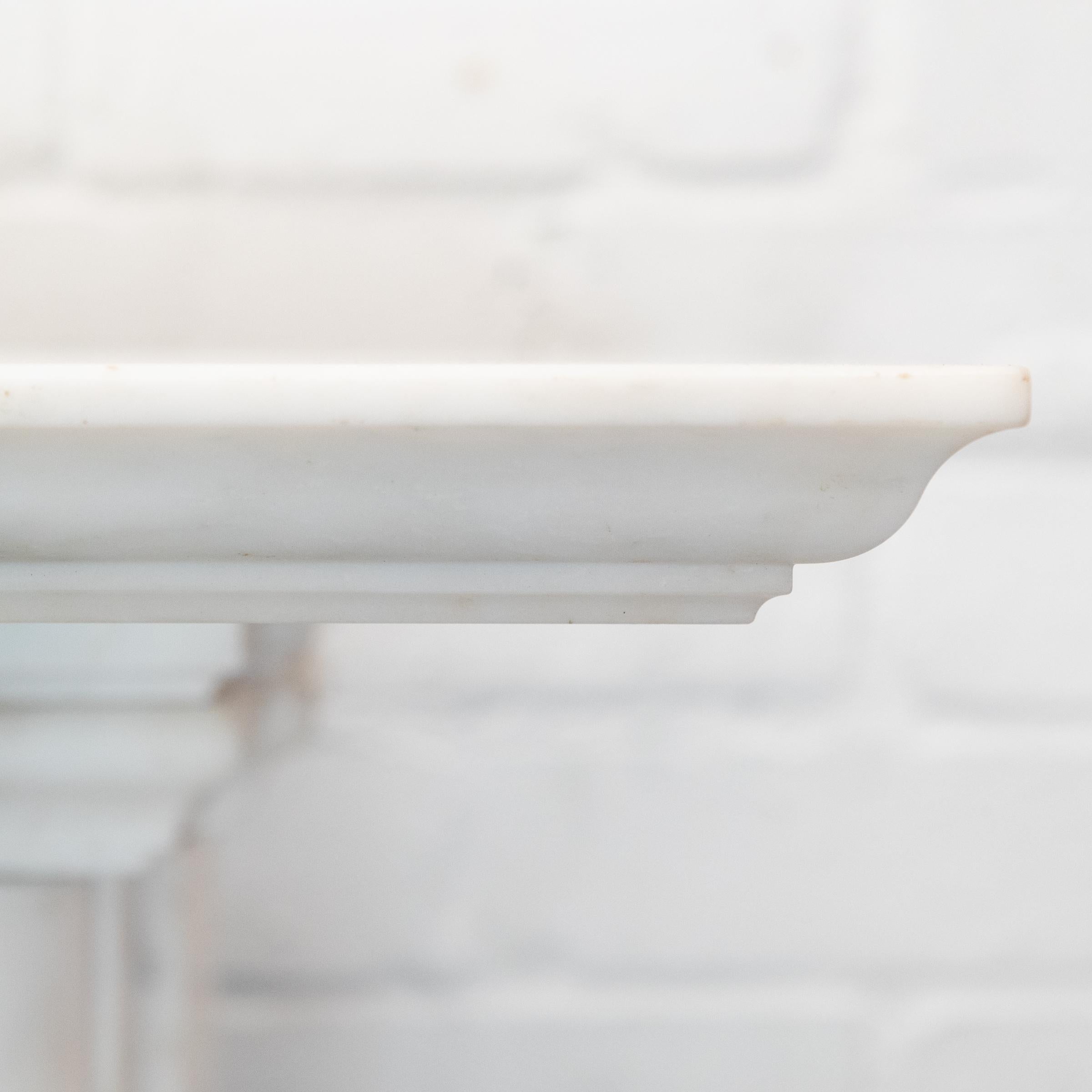 Monumental Antique Statuary Marble Carved Chimneypiece For Sale 16