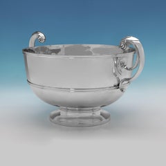 Monumental antique sterling silver bowl hallmarked in 1904 - 151 troy ounces