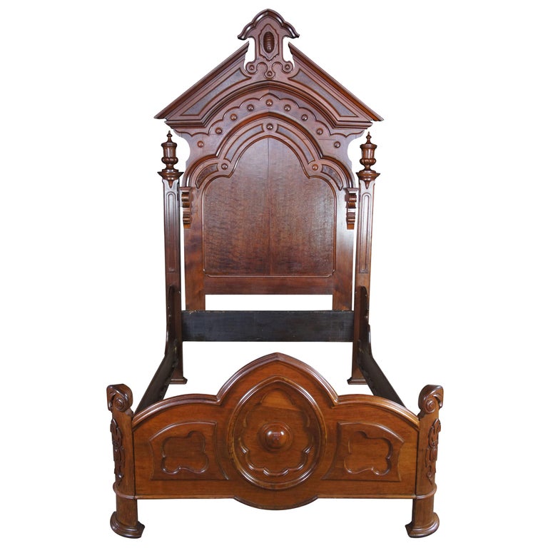 Full Bed Lincoln Style At 1stdibs, Victorian Bed Sizes