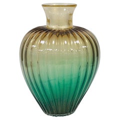 Monumental Archimede Seguso "coronato oro" vase circa 1952
