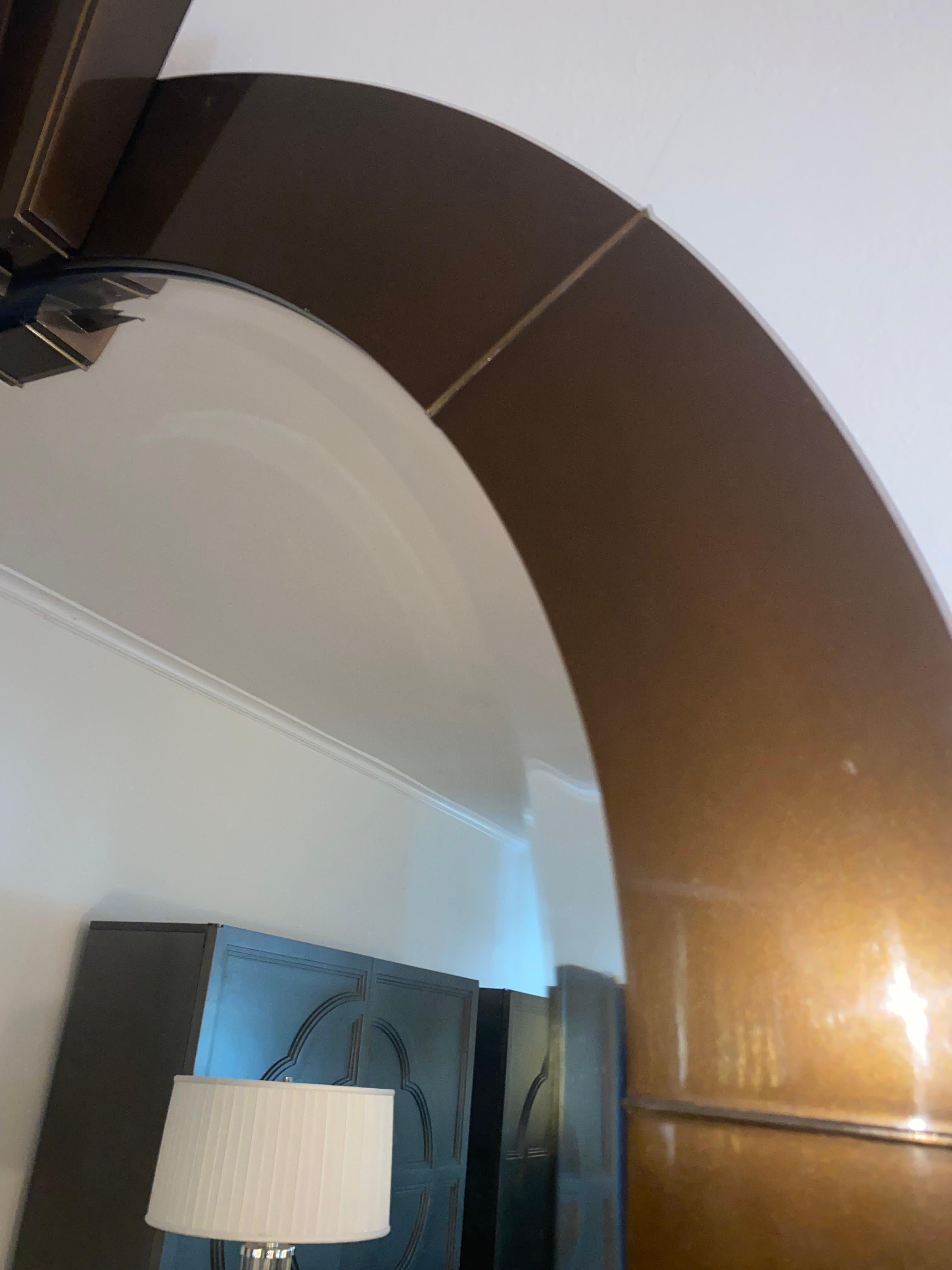Monumental Art Deco Espejo arqueado de pie o de pared alto Siglo XXI y contemporáneo en venta